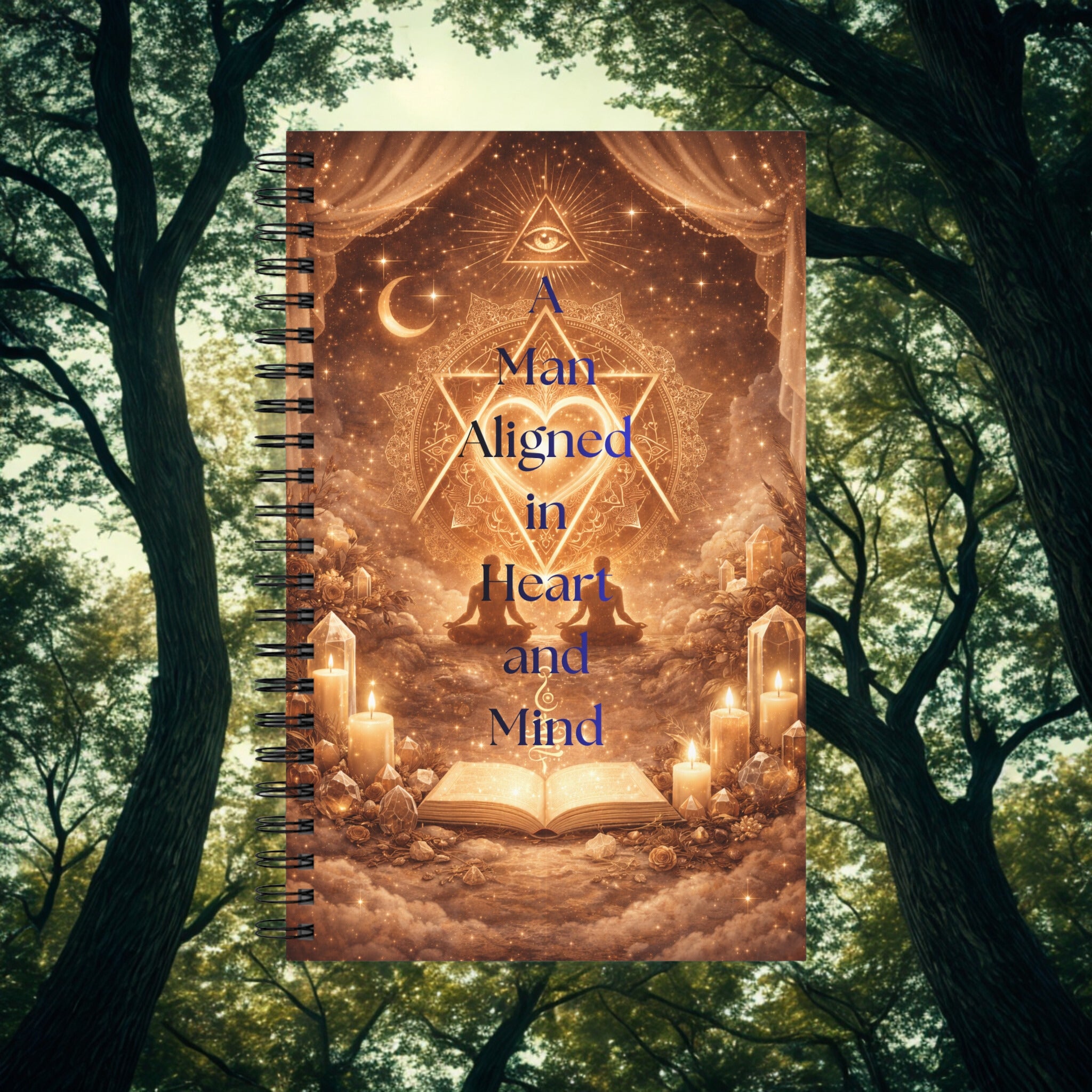 Spiral Journal — "A Man Aligned in Heart and Mind" Spiritual Notebook