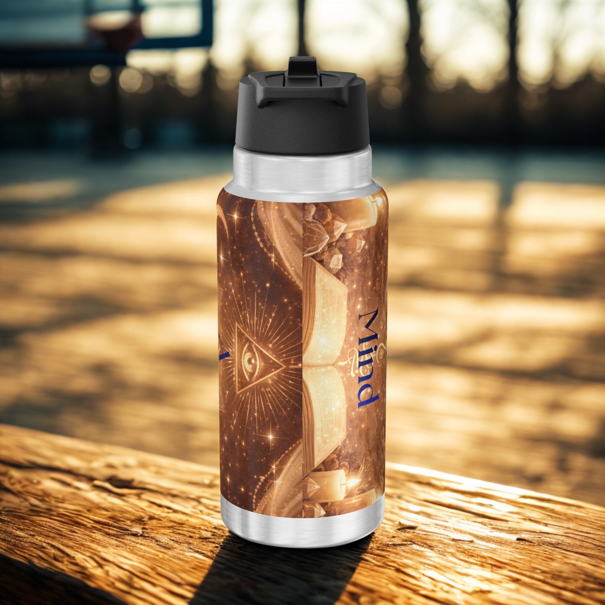 32oz Gator Tumbler – "Aligned in Heart and Mind" Insulated Water Bottle