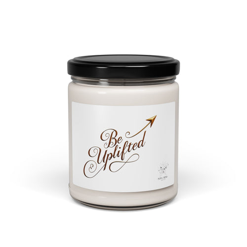 Be Uplifted arrow script Candle | Scented Soy 9oz