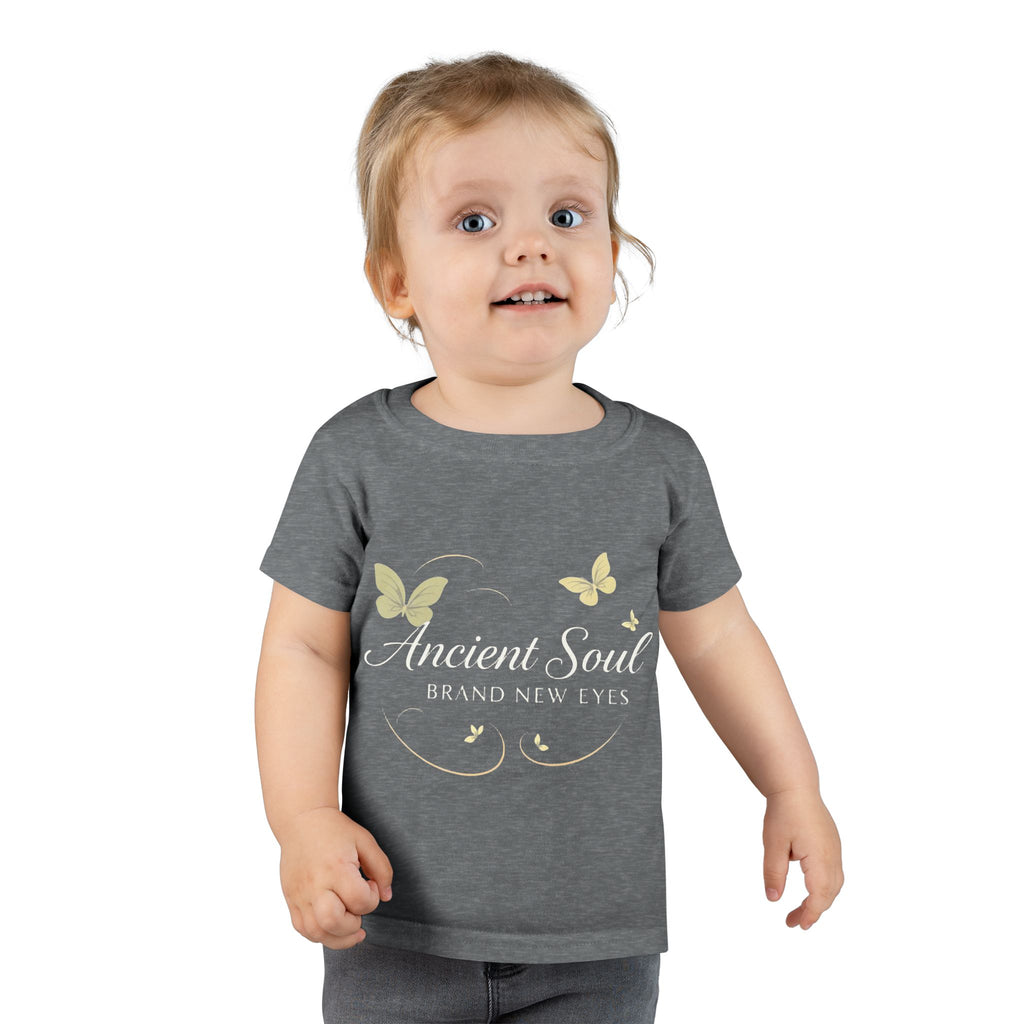 Ancient Soul Toddler T-Shirt – Butterfly Graphic, Spiritual Baby Gift