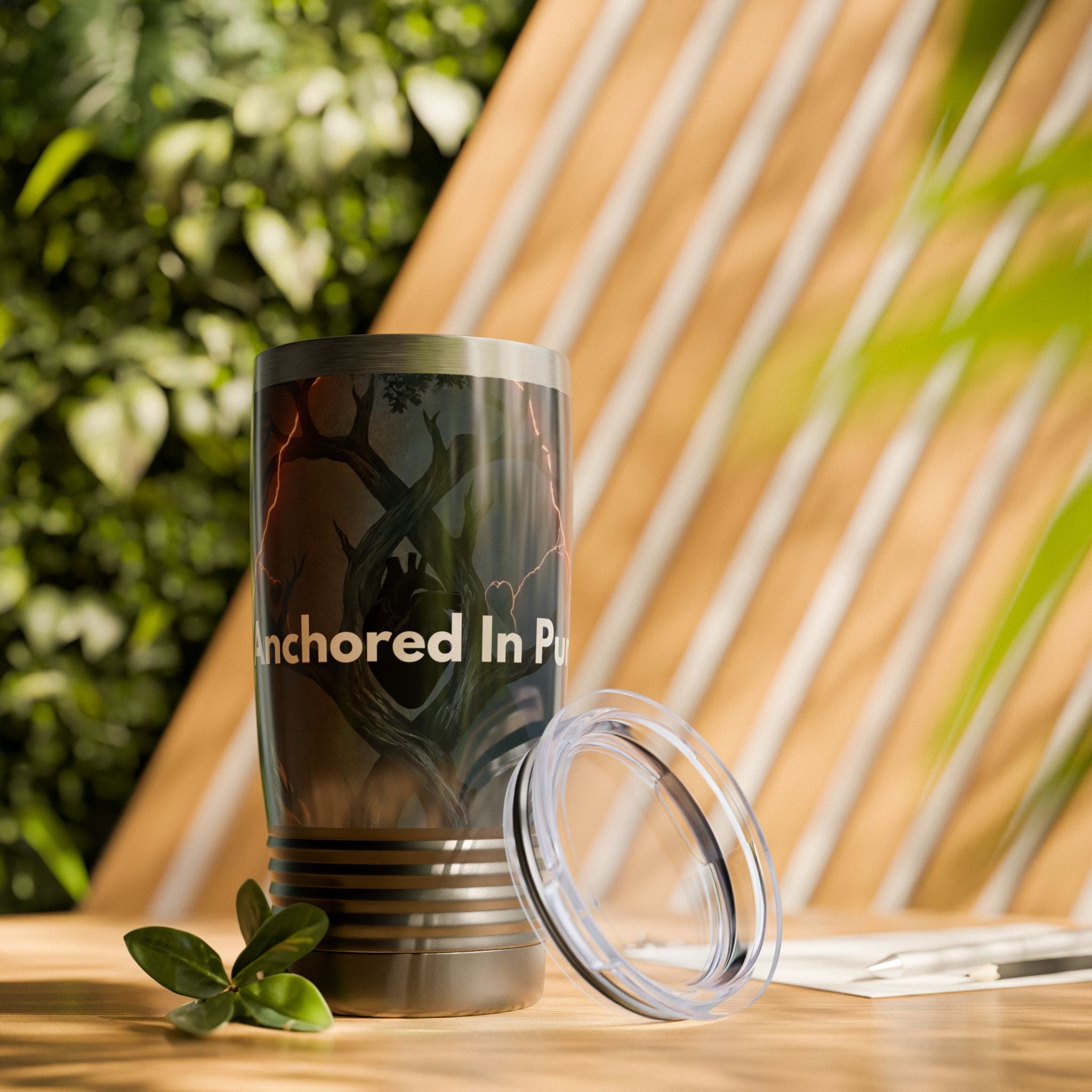 Love Anchored In Purpose 20oz Tumbler — Storm Tree Design