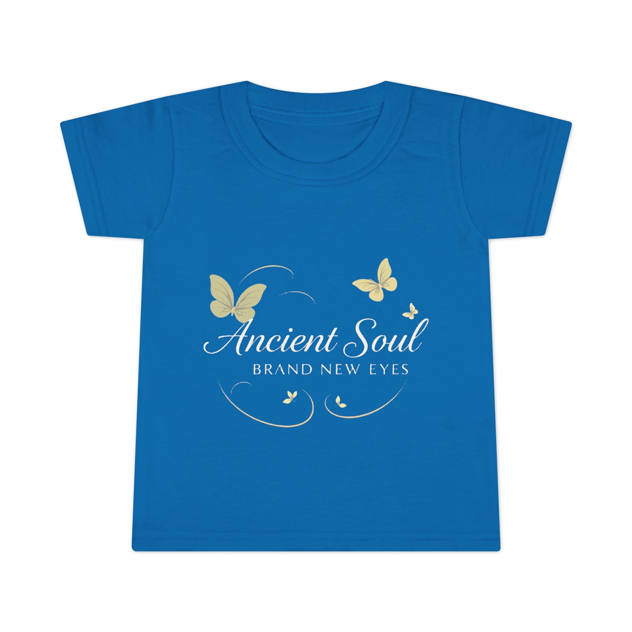 Ancient Soul Toddler T-Shirt – Butterfly Graphic, Spiritual Baby Gift
