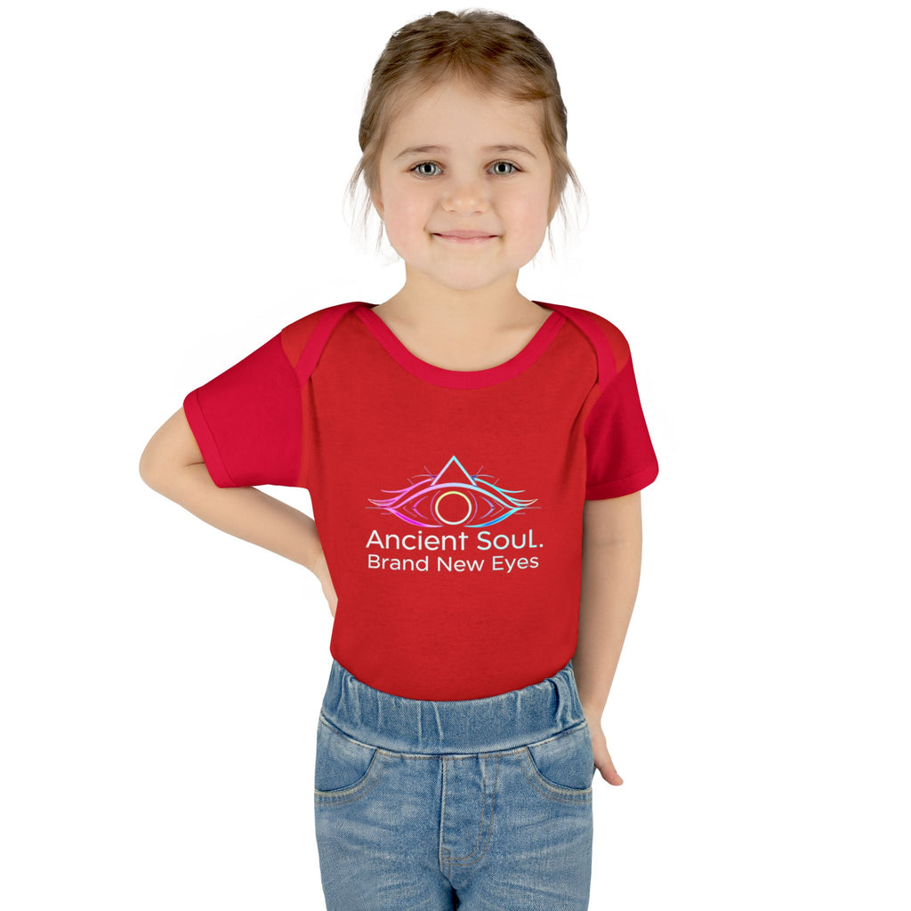 Infant Bodysuit - "Ancient Soul. Brand New Eyes" Mystical Eye Baby One-Piece