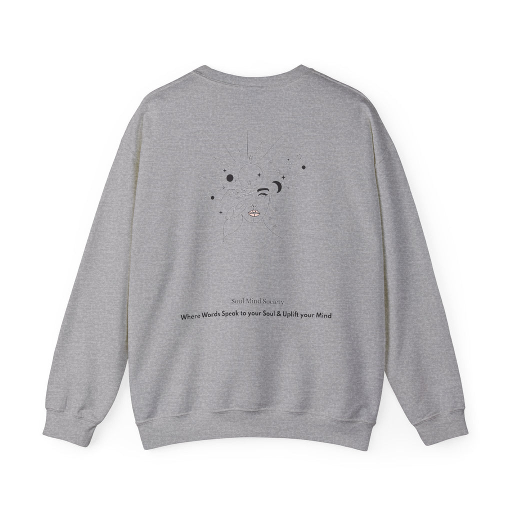 Be Uplifted Script Arrow sweatshirt | Soul Mind Illustration Sweatshirt