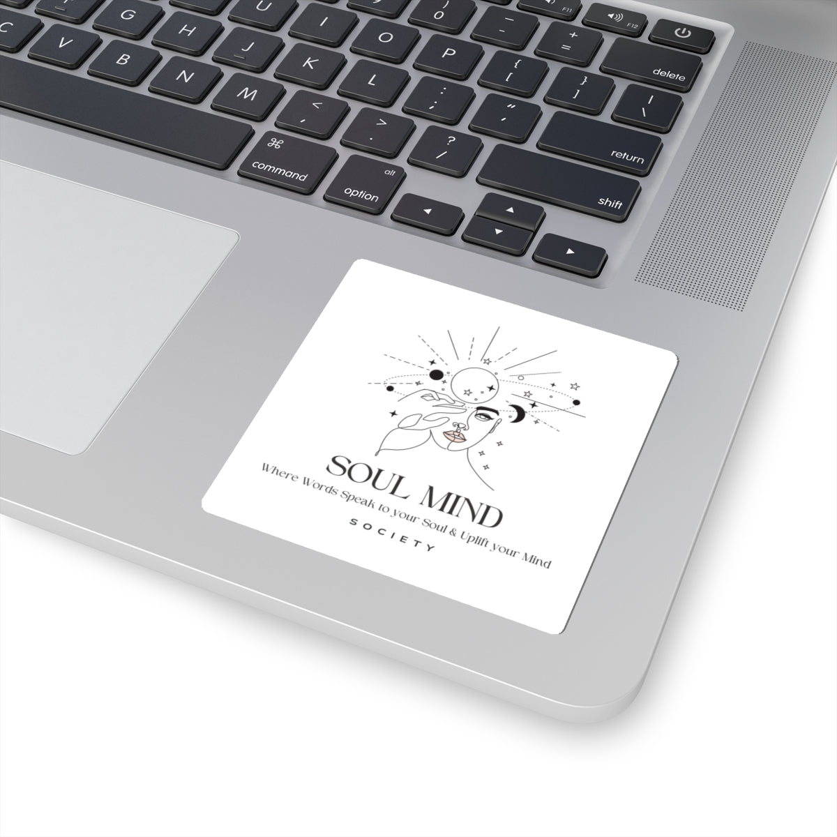 Soul Mind celestial face sticker | Kiss-Cut Sticker