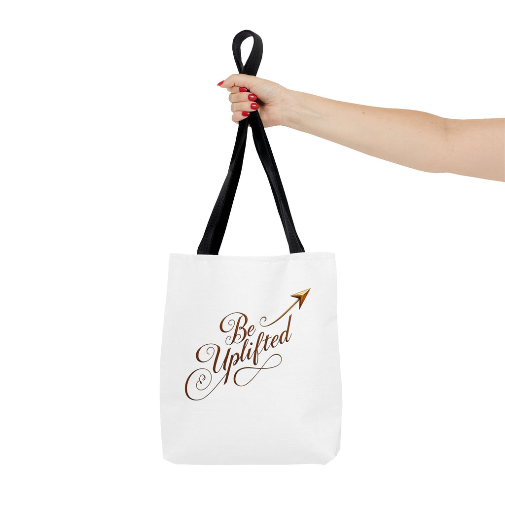 Be Uplifted script airplane Tote Bag | Soul Mind minimalist face Tote Bag