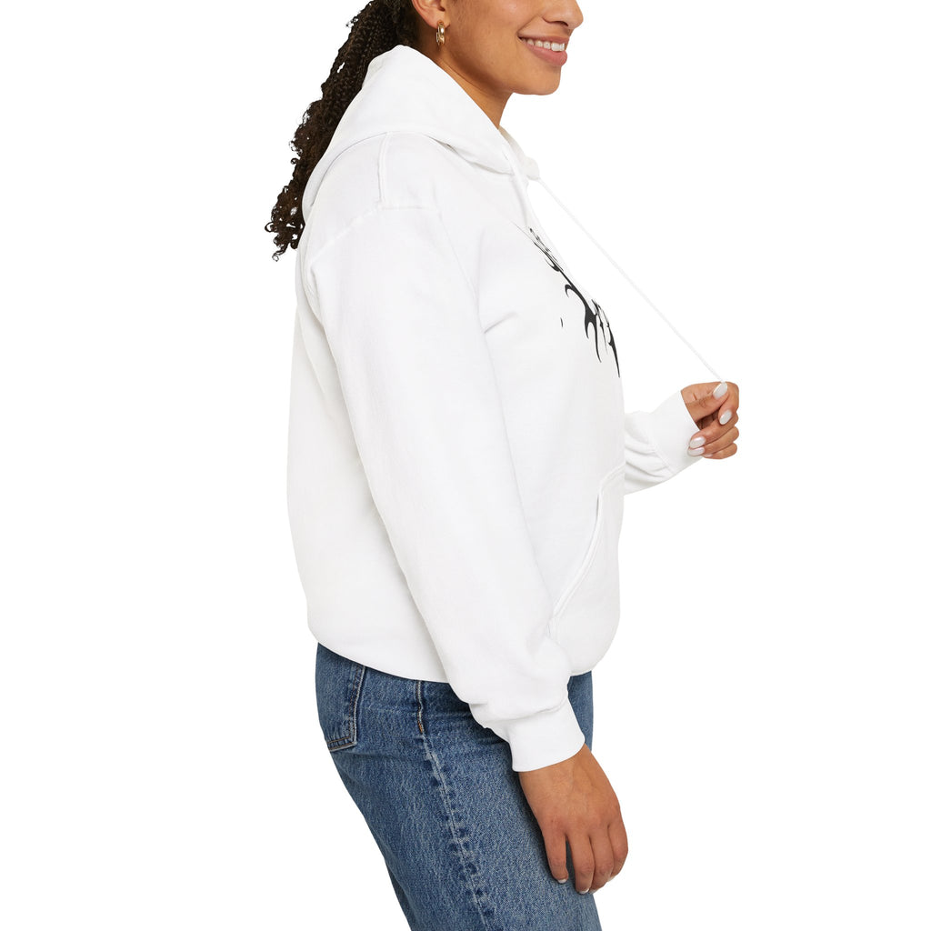 Be Uplifted hoodie | Gothic script cross design