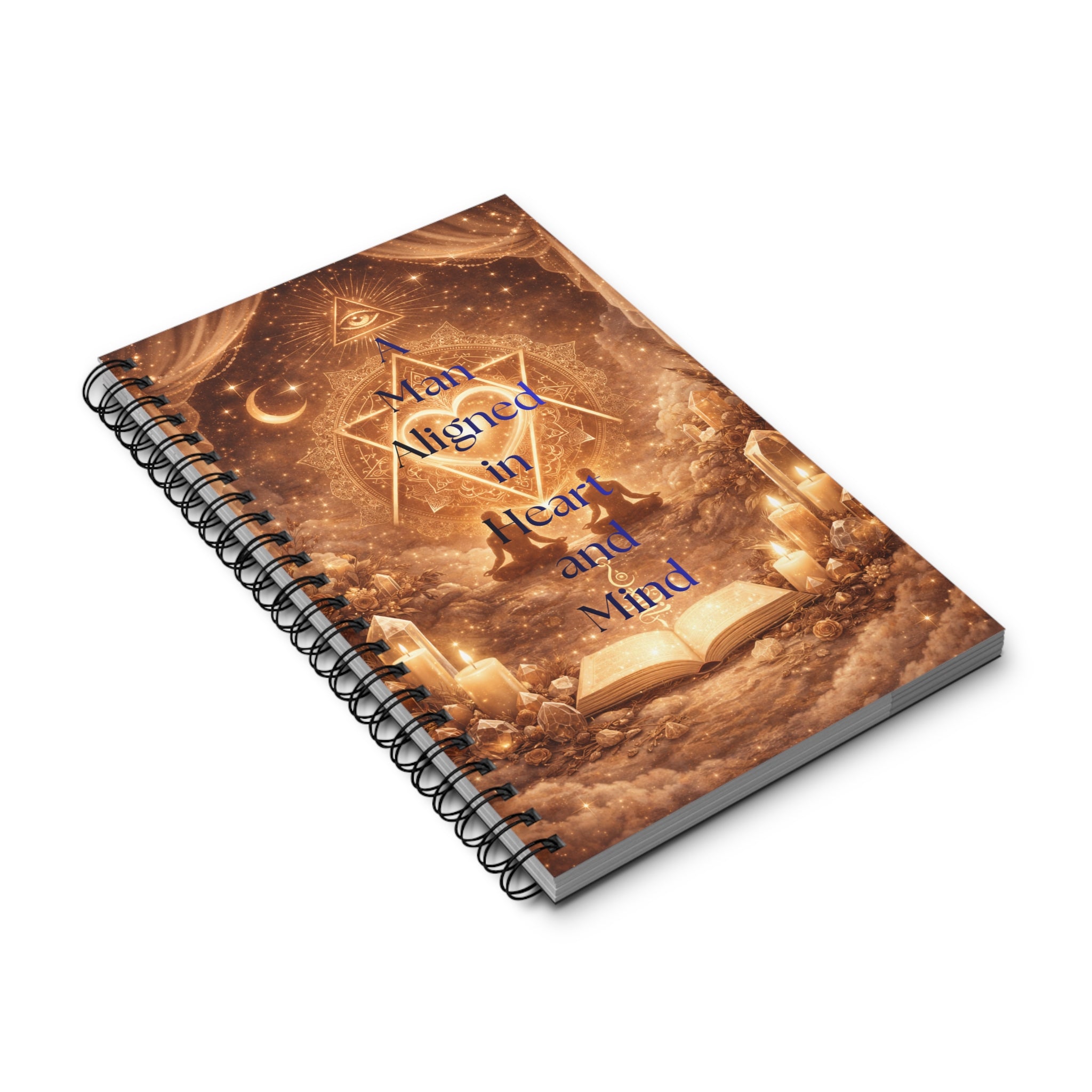 Spiral Journal — "A Man Aligned in Heart and Mind" Spiritual Notebook