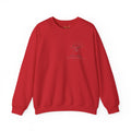 Be Uplifted Back Graphic Crewneck Sweatshirt | Soli Mind Front Logo
