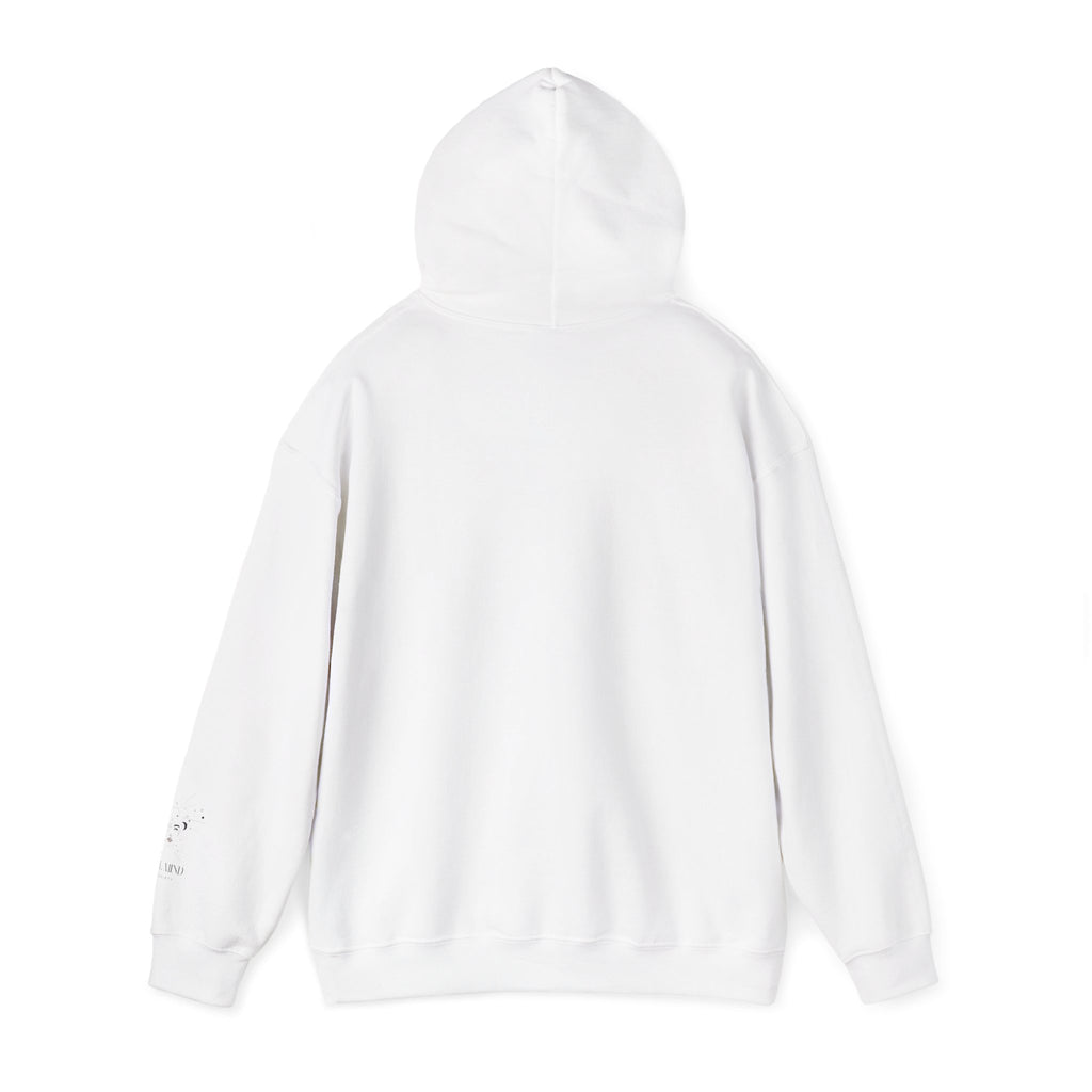 Be Uplifted hoodie | Gothic script cross design