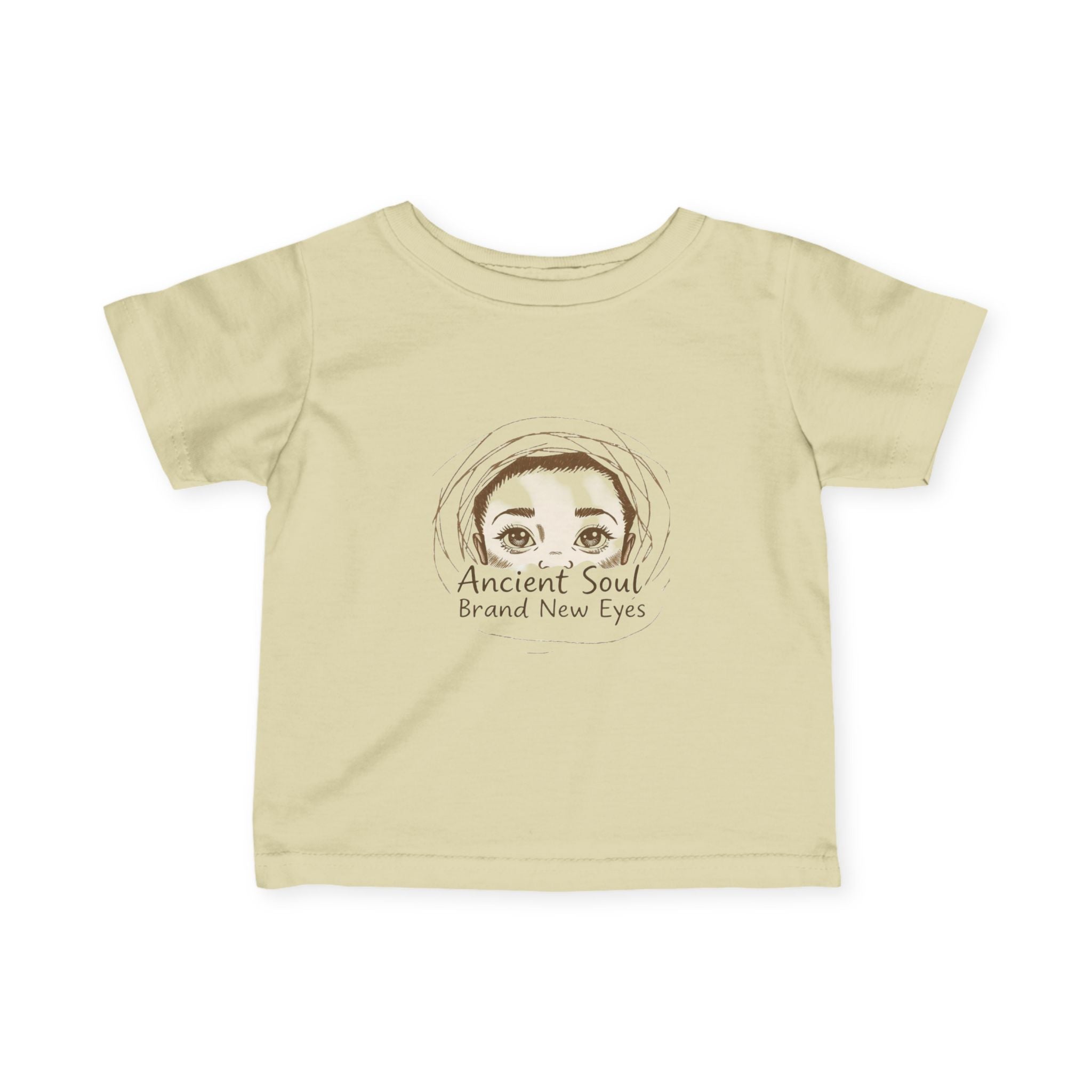 Infant Tee — "Ancient Soul, Brand New Eyes" Baby T‑Shirt