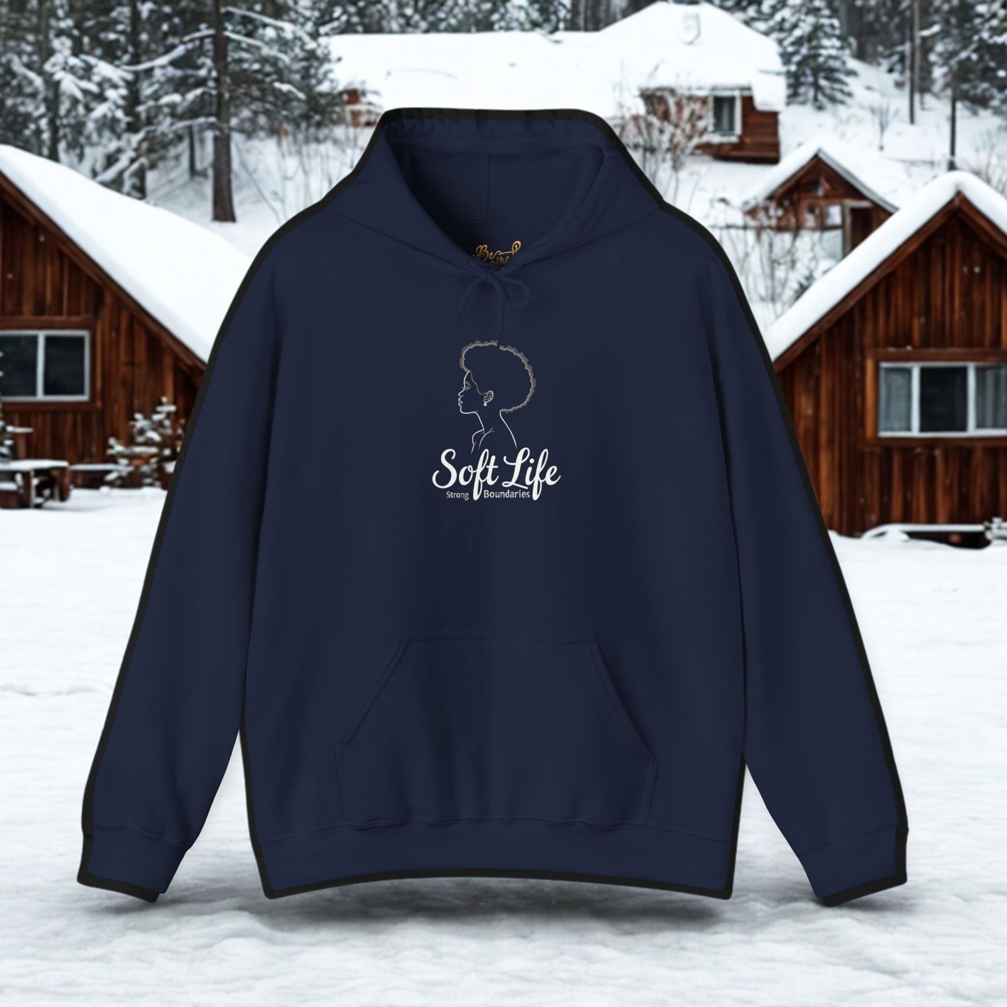 Soft S.M.S Hoodie – Minimal Silhouette Pullover