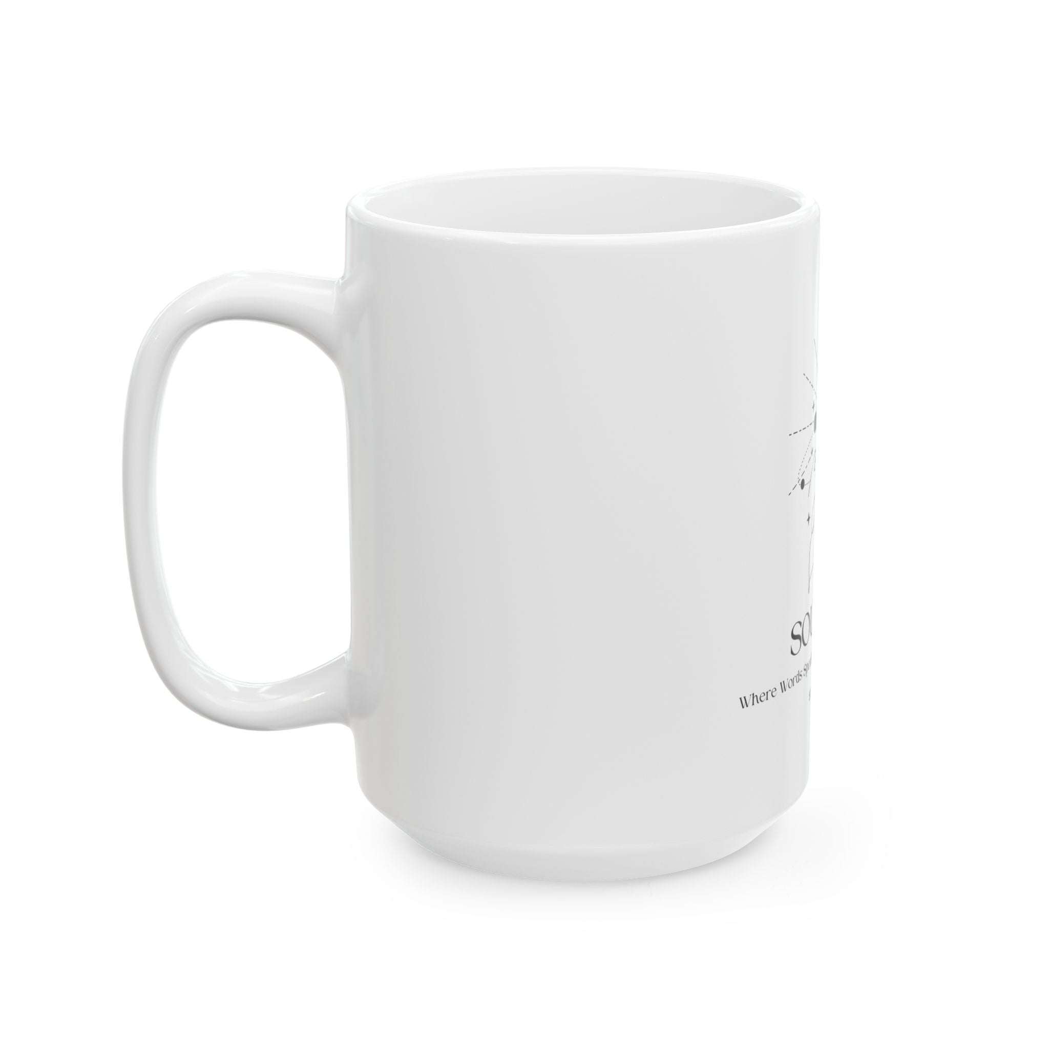 Soul Mind celestial face mug | spiritual astrology ceramic mug