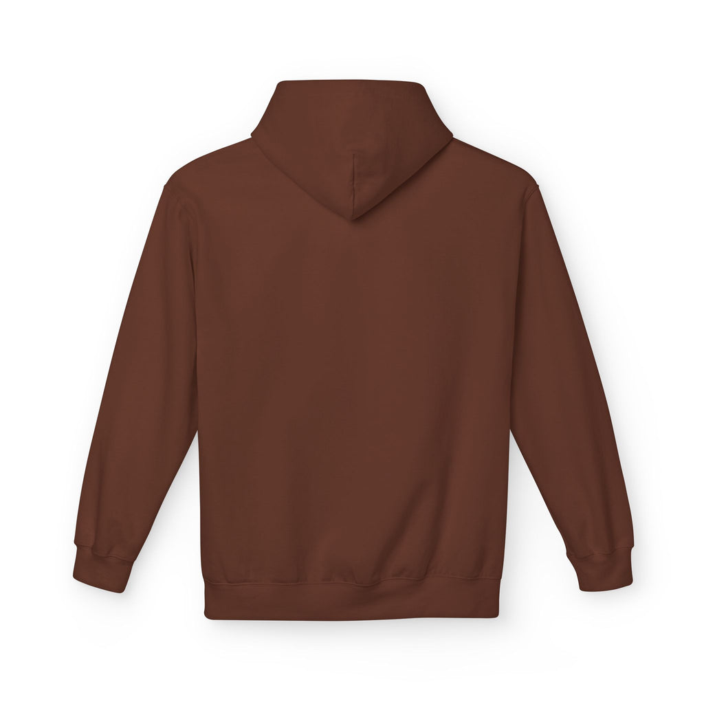 Soft-Spoken Brown Hoodie — 'Soft. Safe.' Comfort Fleece