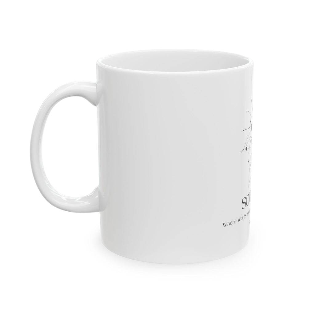 Soul Mind celestial face mug | spiritual astrology ceramic mug