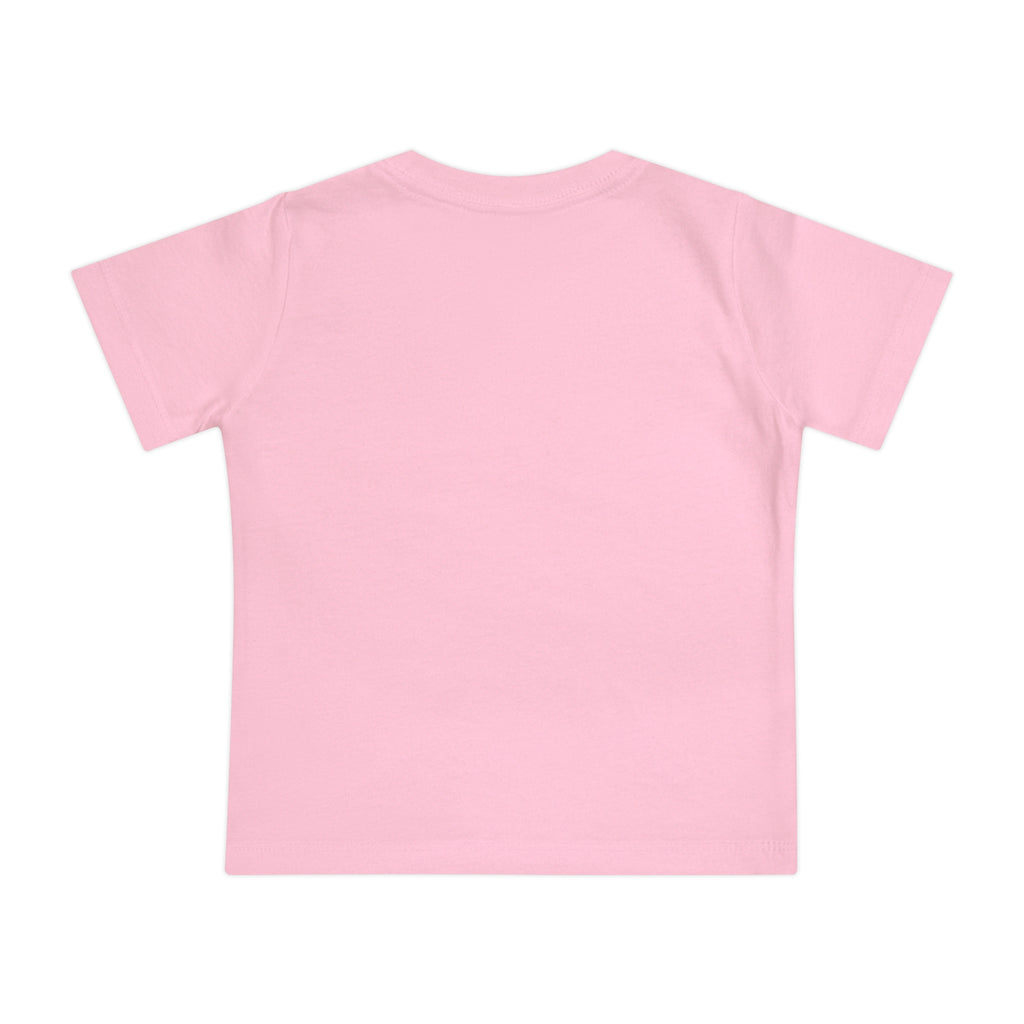 Baby T-Shirt — "Woven from Stardust and Intention" Colorful Cosmic Graphic