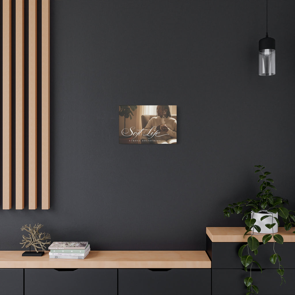 Matte Stretched Canvas - Woman 1 Cozy Reading Moment Wall Art