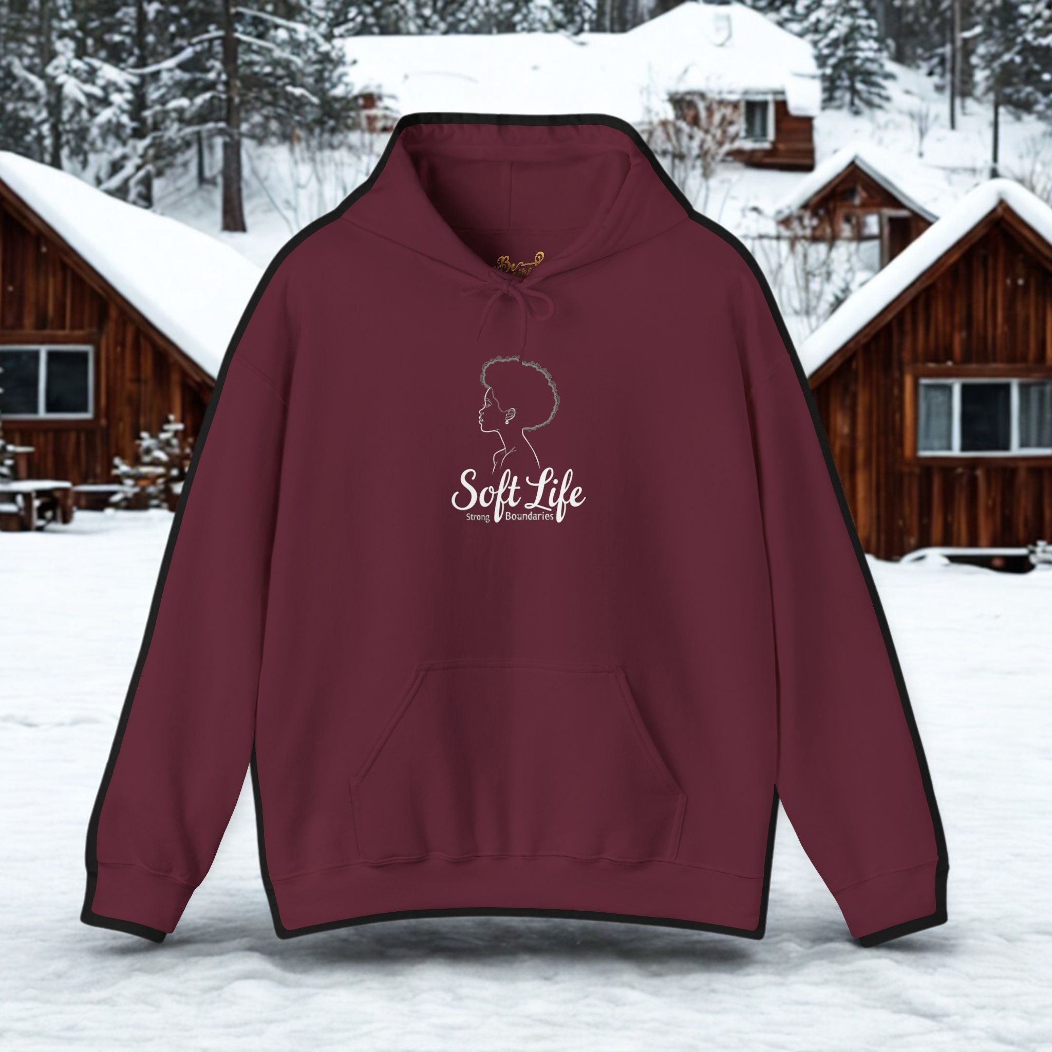 Soft S.M.S Hoodie – Minimal Silhouette Pullover