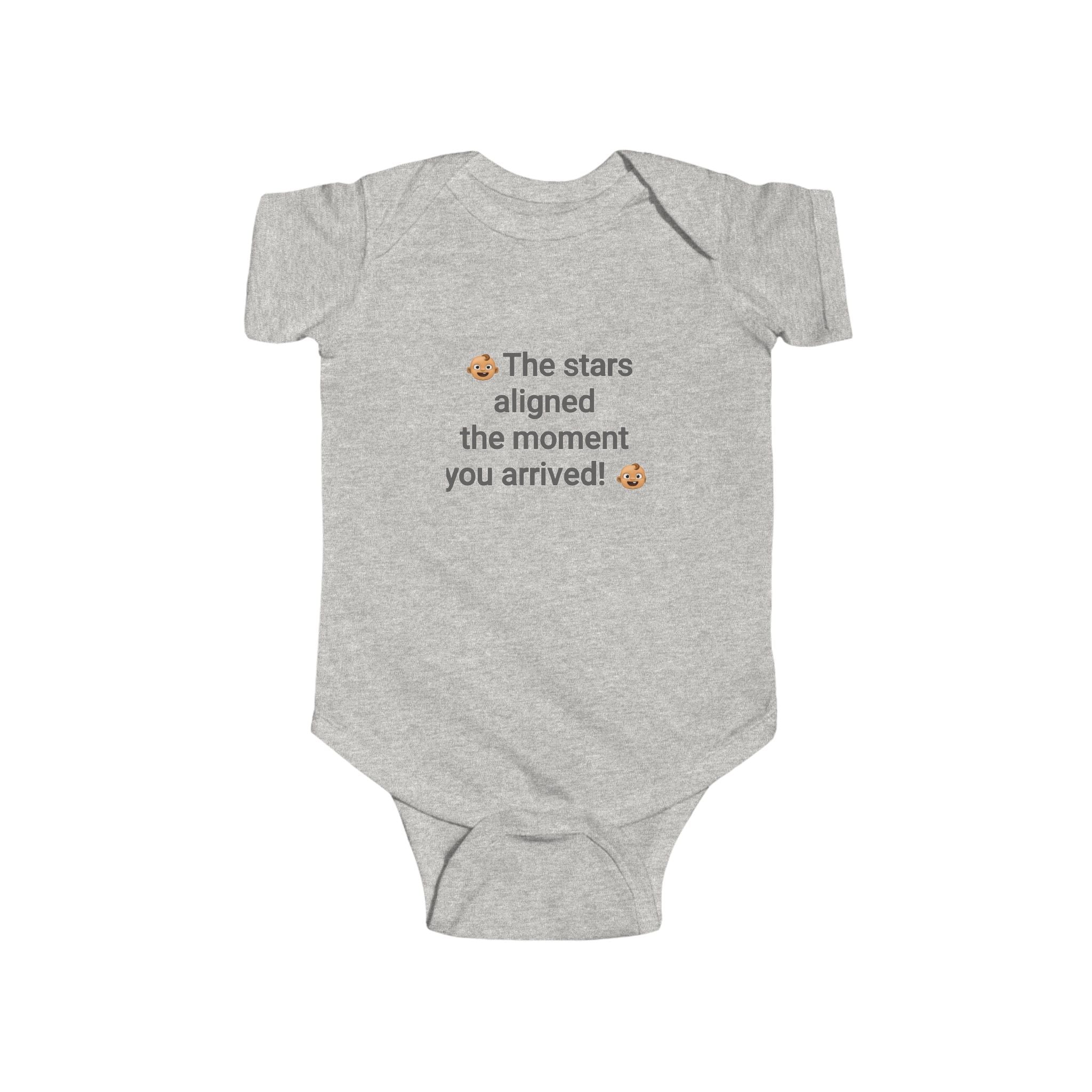 The stars aligned the moment you arrived Bodysuit | Baby onesie, newborn saying