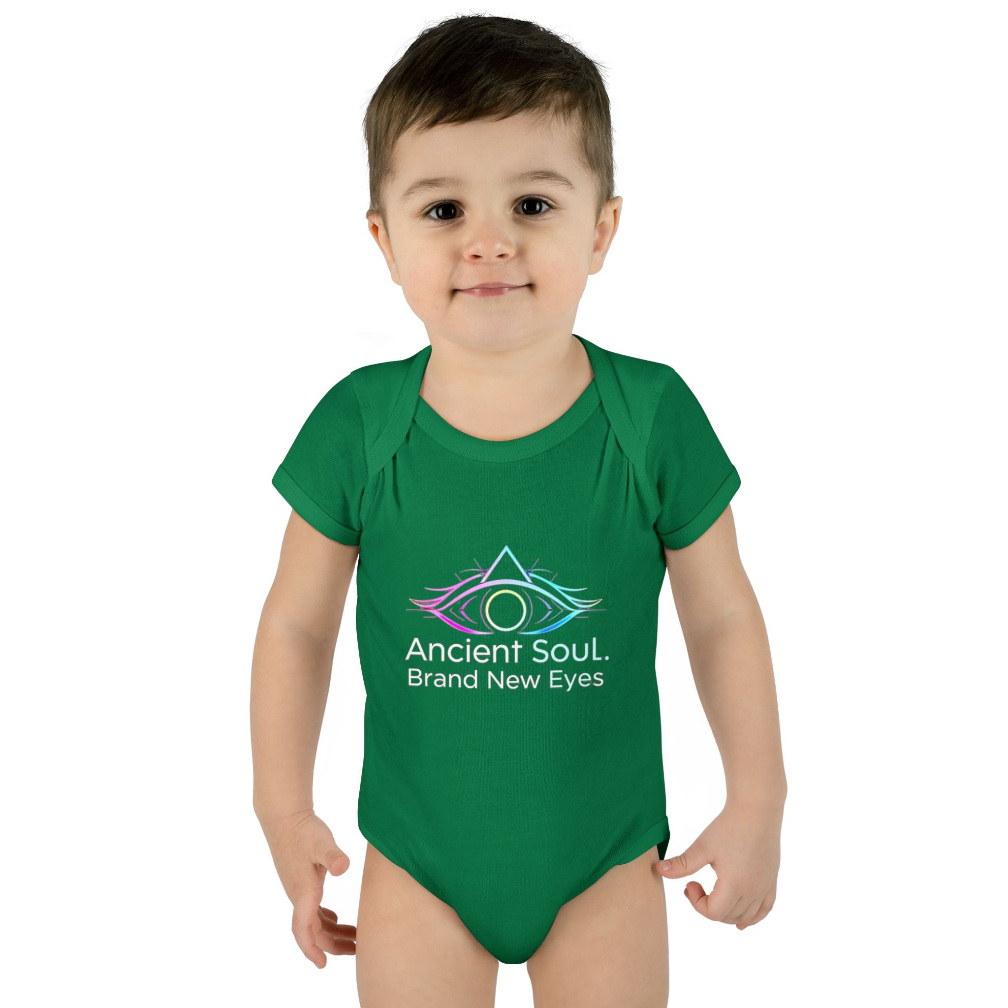 Infant Bodysuit - "Ancient Soul. Brand New Eyes" Mystical Eye Baby One-Piece