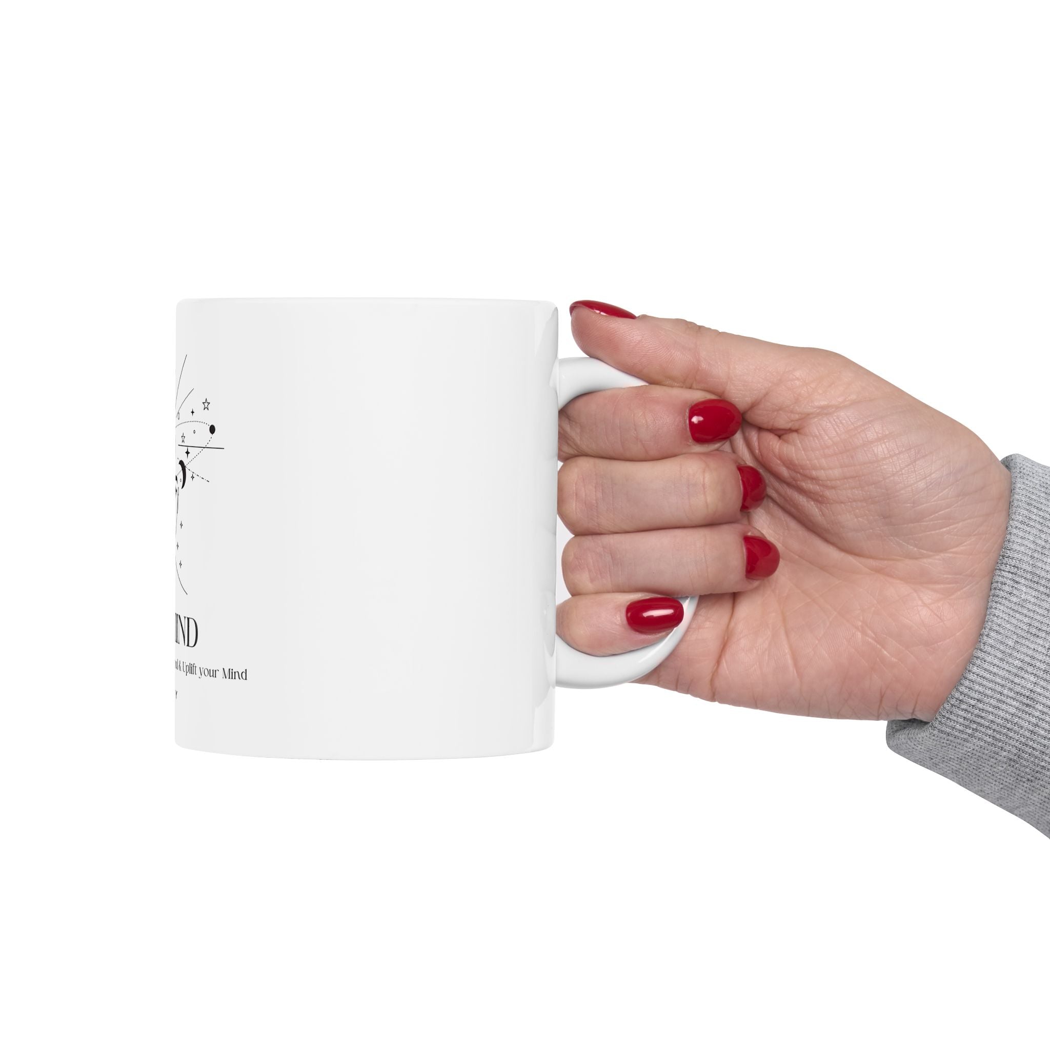 Soul Mind celestial face mug | spiritual astrology ceramic mug