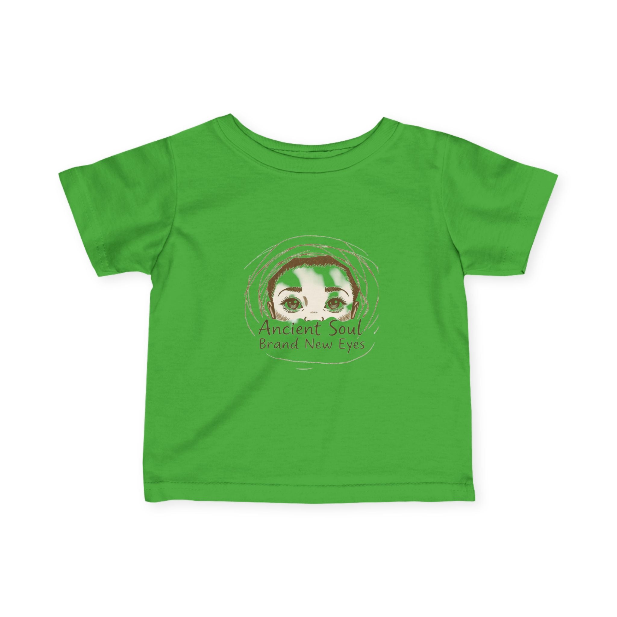 Infant Tee — "Ancient Soul, Brand New Eyes" Baby T‑Shirt