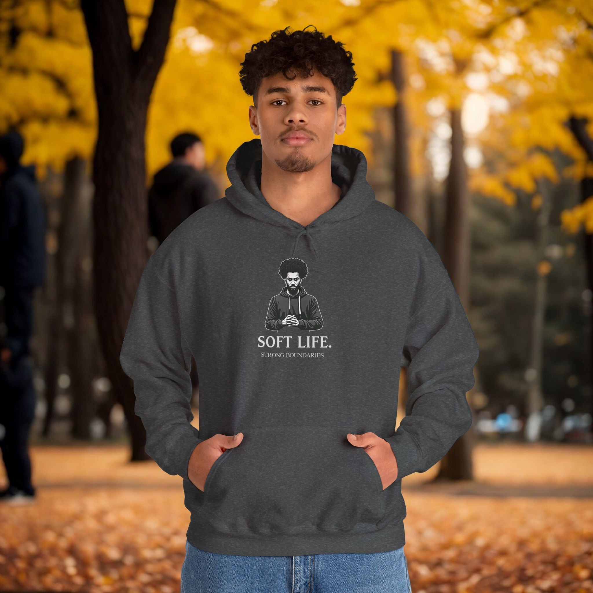 Soft Life S.M.S Hoodie – Retro Cool Vintage Portrait Pullover