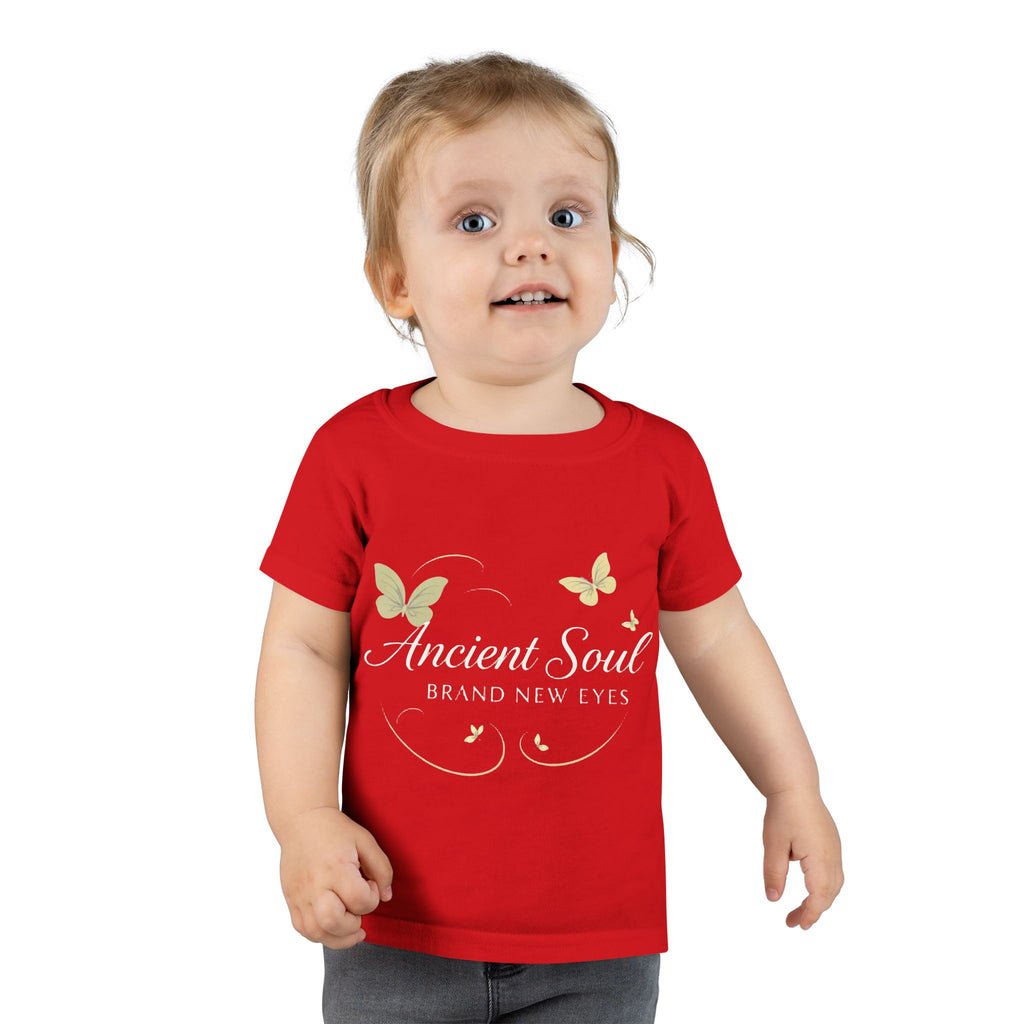 Ancient Soul Toddler T-Shirt – Butterfly Graphic, Spiritual Baby Gift