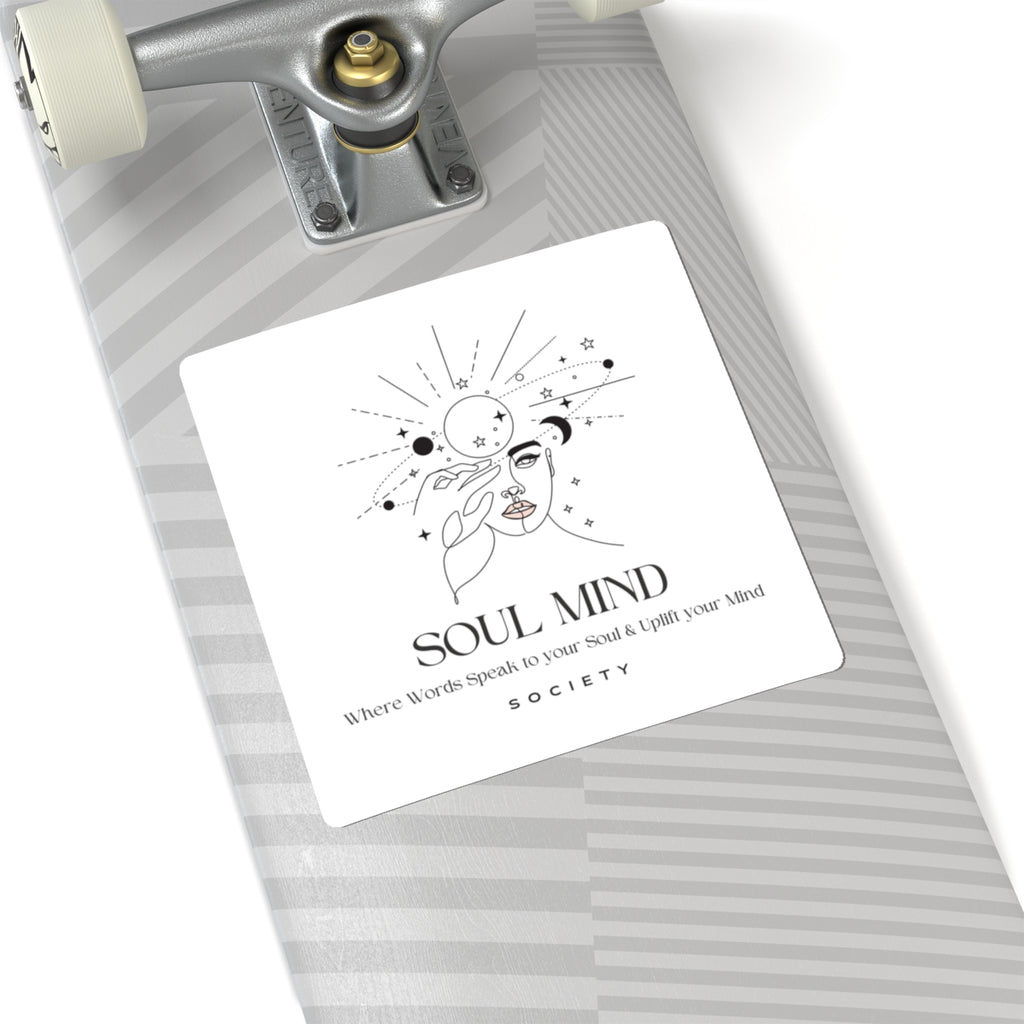 Soul Mind celestial face sticker | Kiss-Cut Sticker