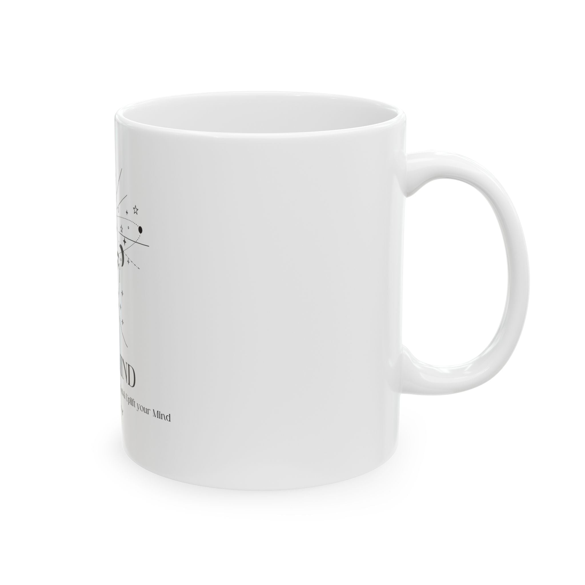 Soul Mind celestial face mug | spiritual astrology ceramic mug