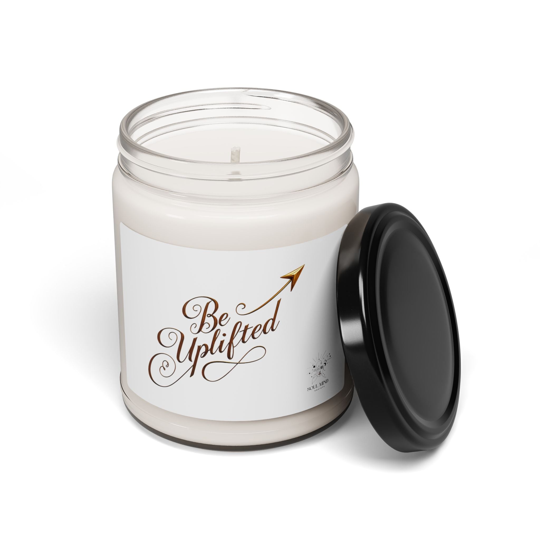Be Uplifted arrow script Candle | Scented Soy 9oz