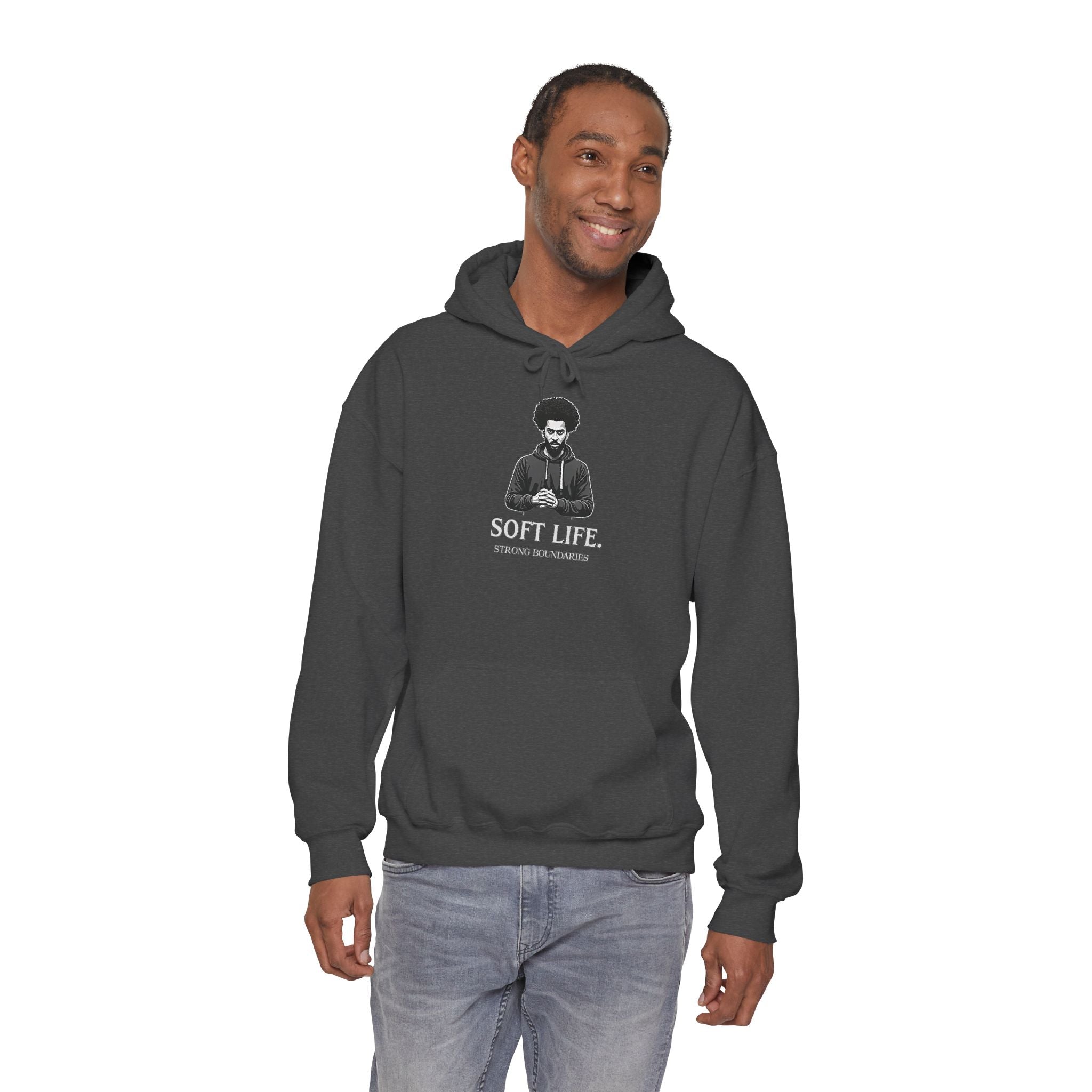 Soft Life S.M.S Hoodie – Retro Cool Vintage Portrait Pullover