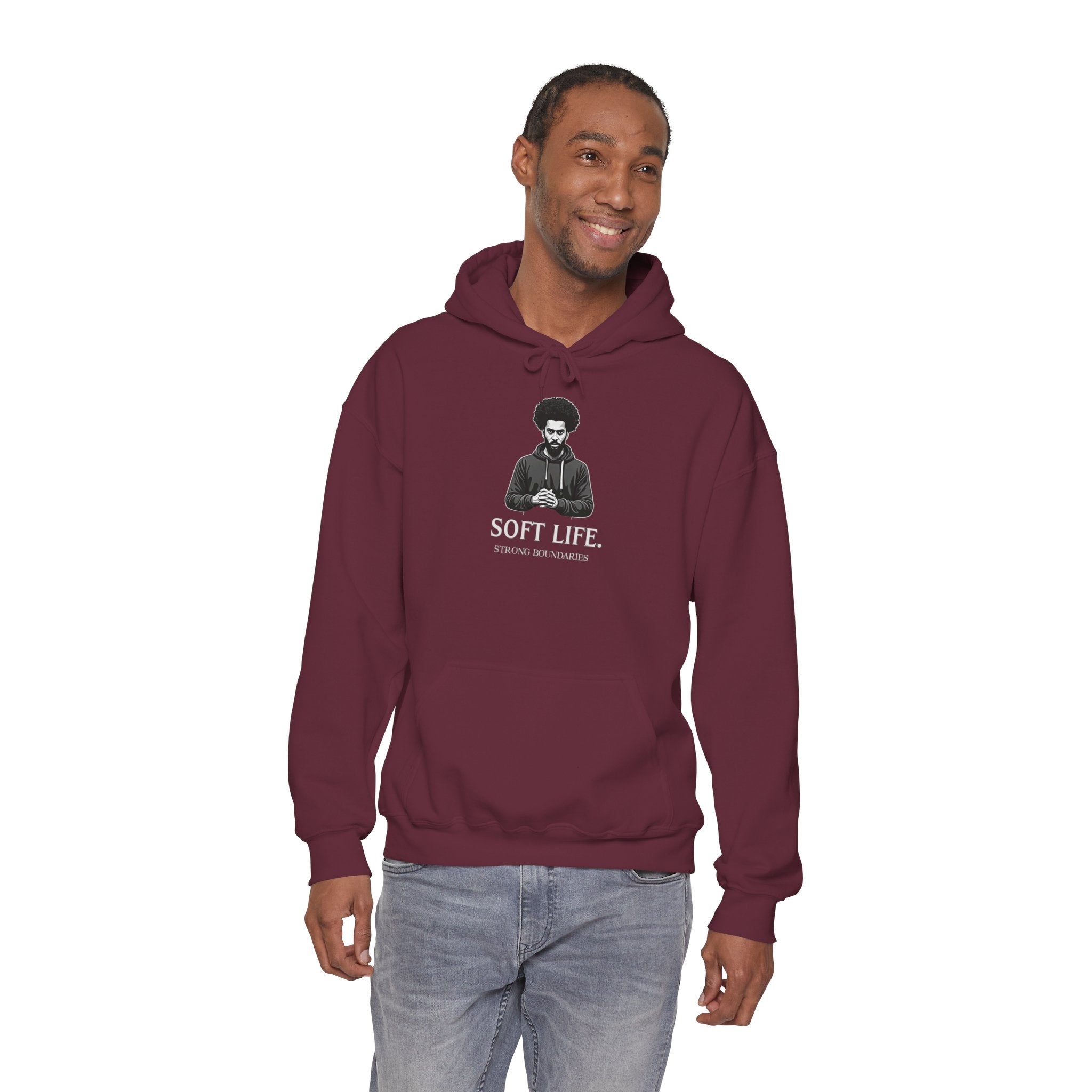 Soft Life S.M.S Hoodie – Retro Cool Vintage Portrait Pullover