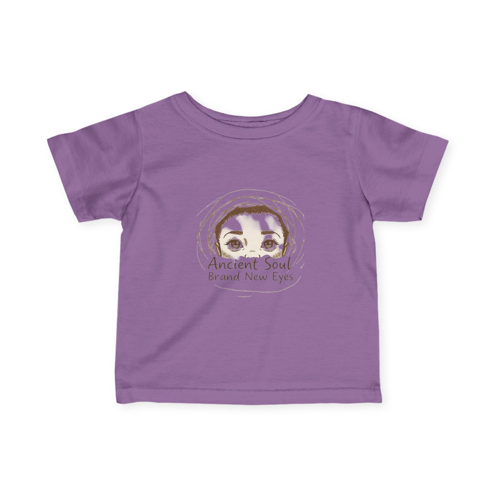 Infant Tee — "Ancient Soul, Brand New Eyes" Baby T‑Shirt