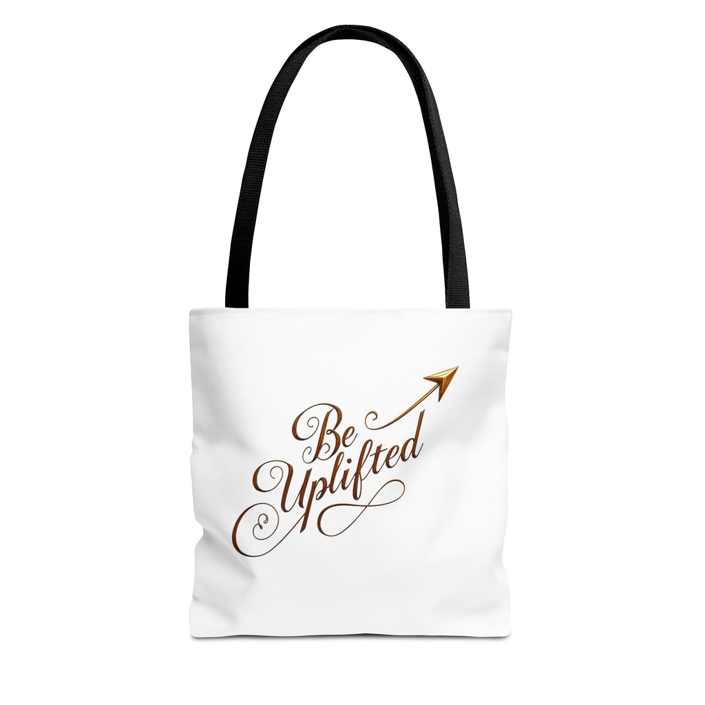 Be Uplifted script airplane Tote Bag | Soul Mind minimalist face Tote Bag