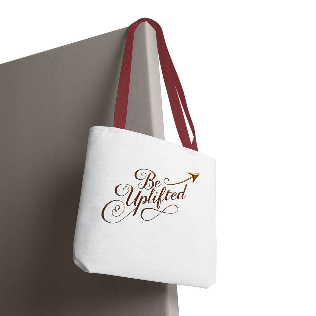 Be Uplifted script airplane Tote Bag | Soul Mind minimalist face Tote Bag