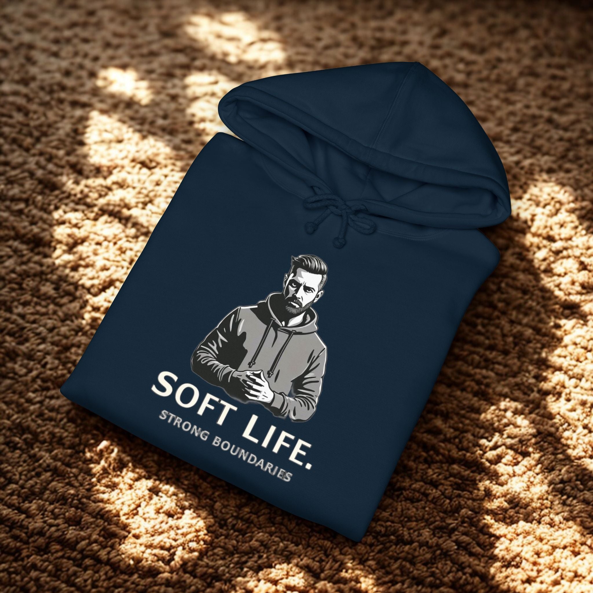 Soft S.M.S Life Hoodie — 'Soft Life. Strong Boundaries.' Graphic Hoodie