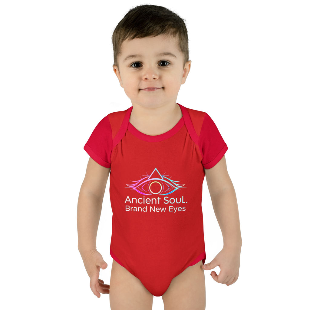 Infant Bodysuit - "Ancient Soul. Brand New Eyes" Mystical Eye Baby One-Piece