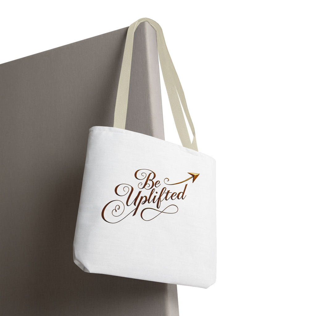 Be Uplifted script airplane Tote Bag | Soul Mind minimalist face Tote Bag