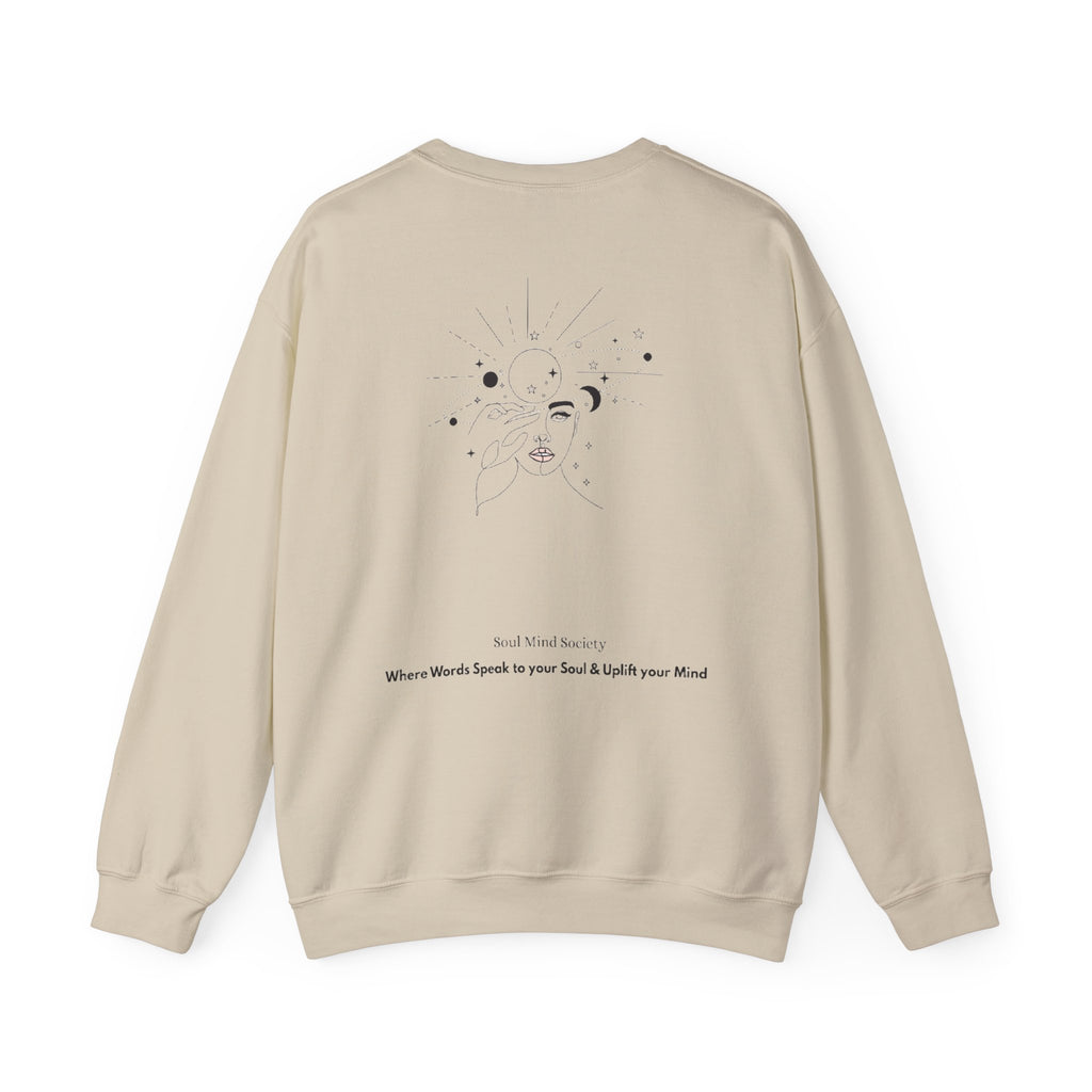 Be Uplifted Script Arrow sweatshirt | Soul Mind Illustration Sweatshirt