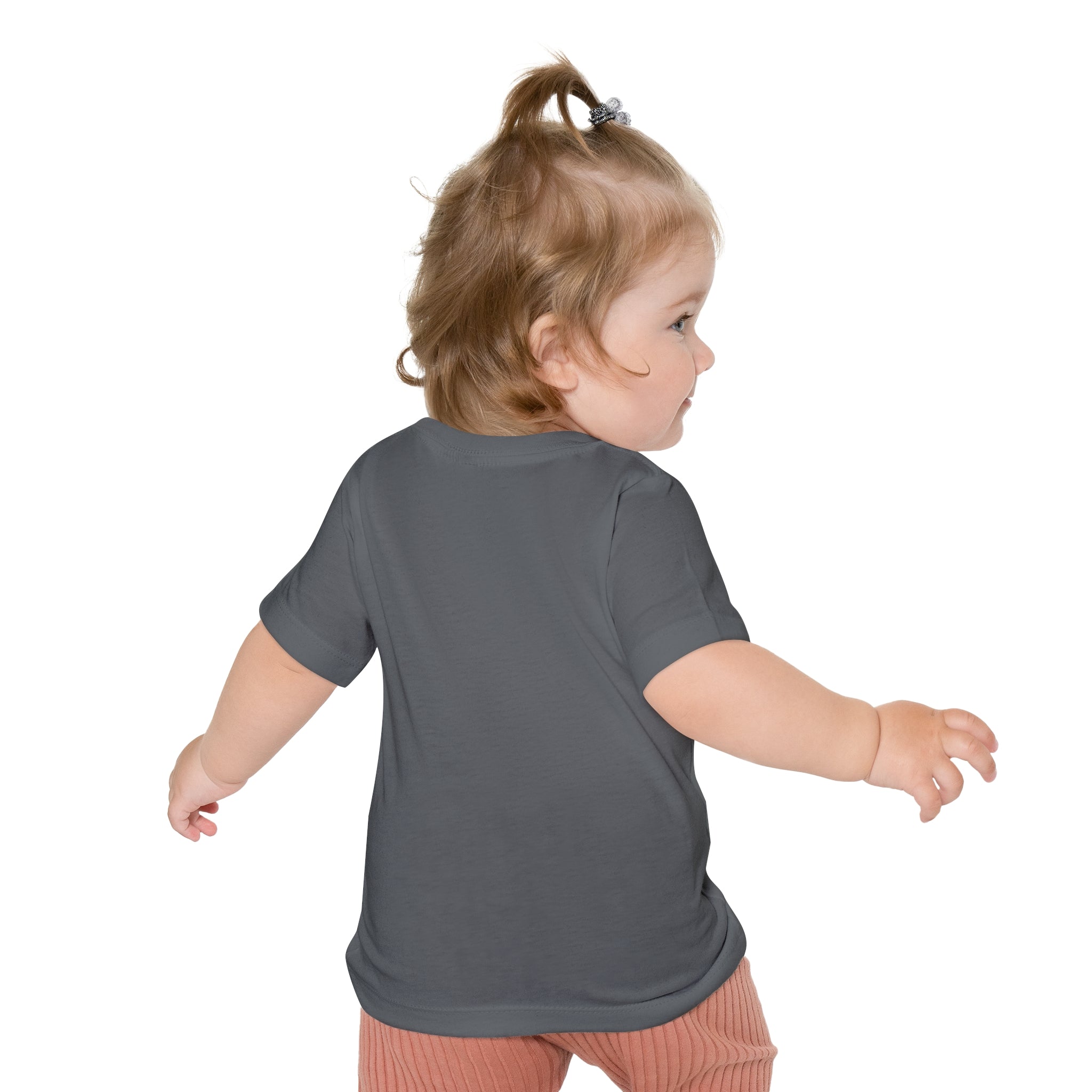 Baby T-Shirt — "Woven from Stardust and Intention" Colorful Cosmic Graphic