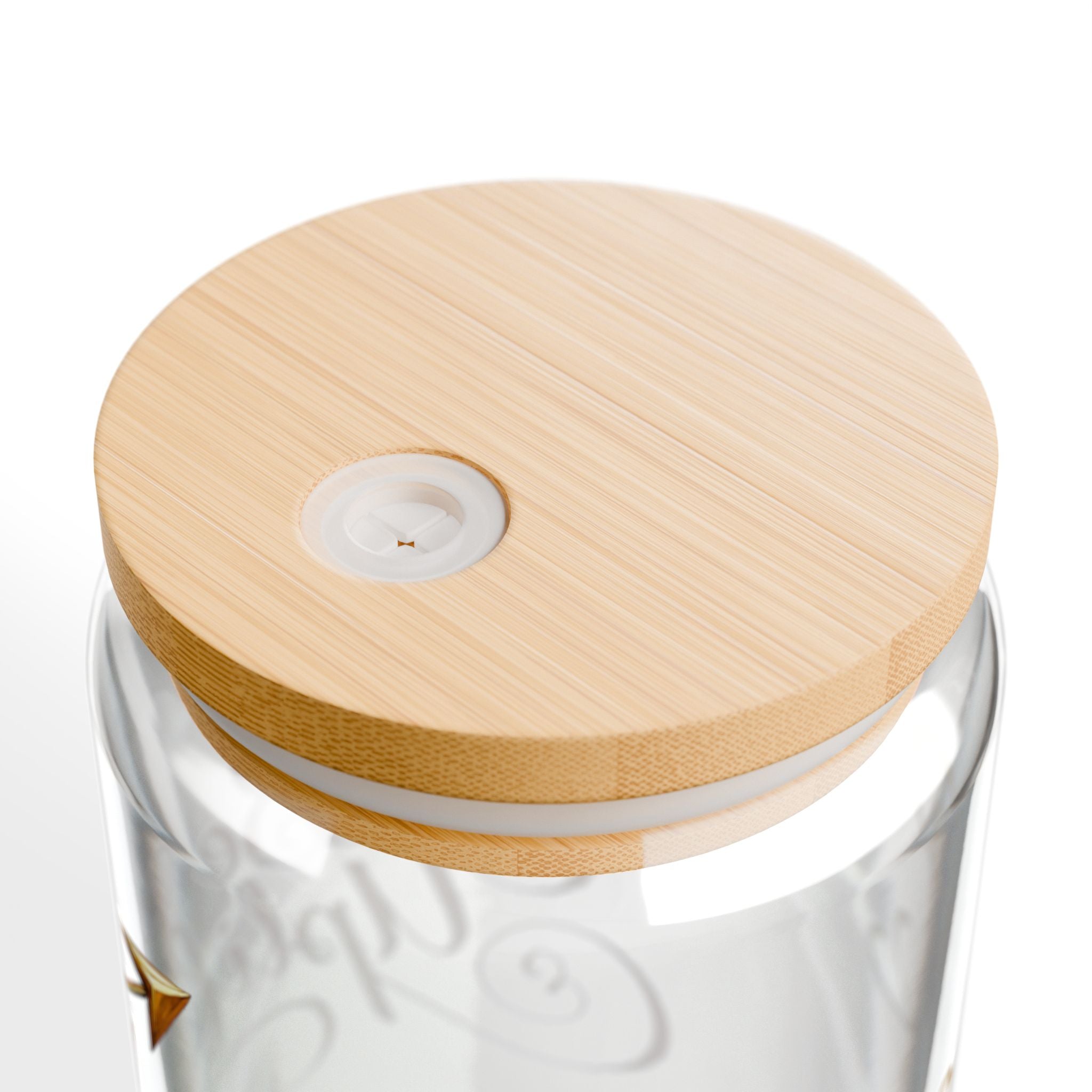Be Uplifted typography sipper glass | 16oz bamboo lid tumbler