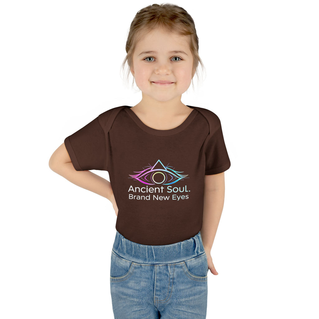 Infant Bodysuit - "Ancient Soul. Brand New Eyes" Mystical Eye Baby One-Piece