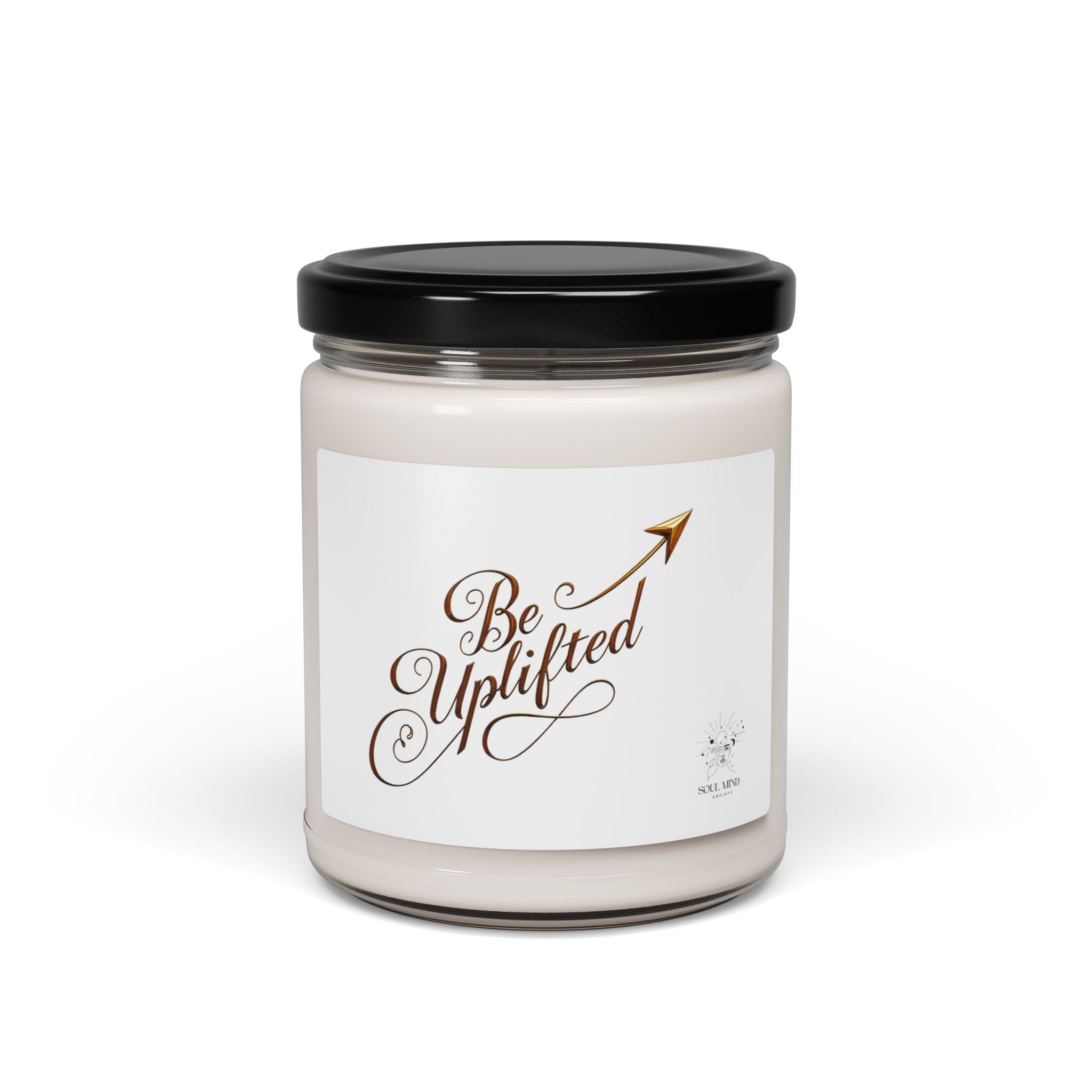 Be Uplifted arrow script Candle | Scented Soy 9oz