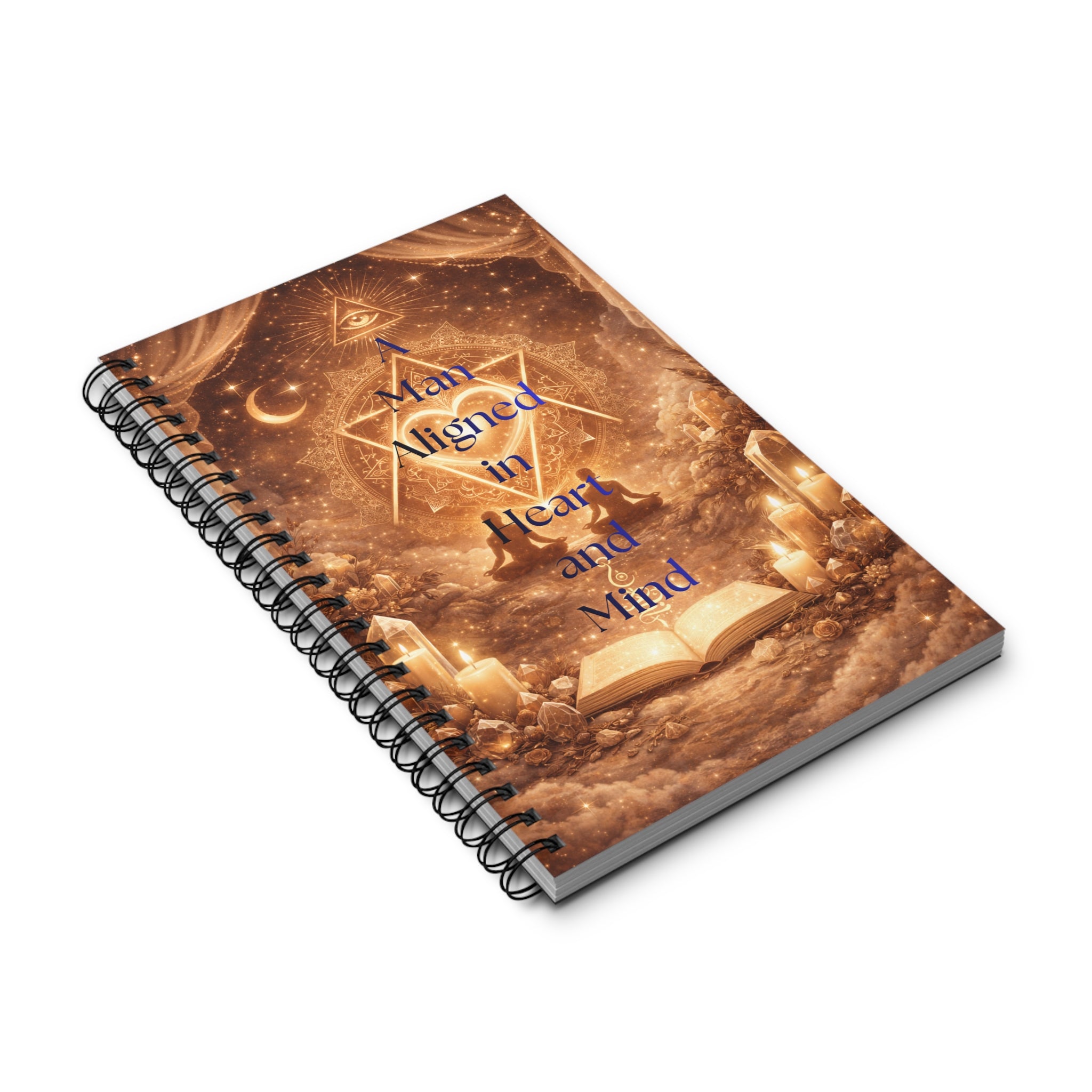 Spiral Journal — "A Man Aligned in Heart and Mind" Spiritual Notebook
