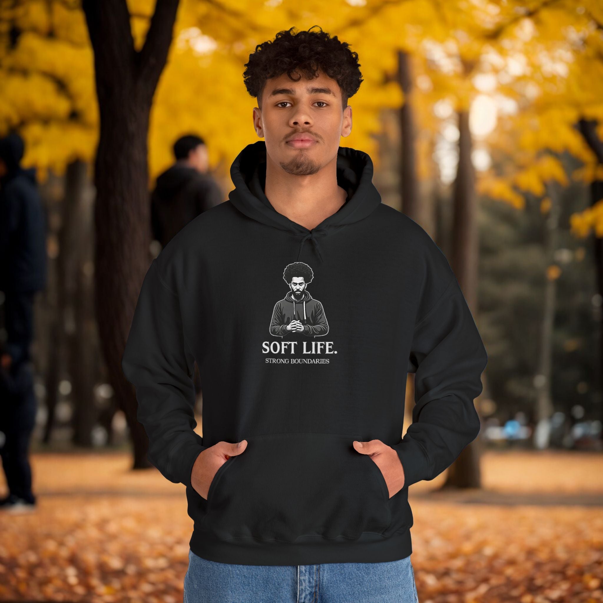 Soft Life S.M.S Hoodie – Retro Cool Vintage Portrait Pullover