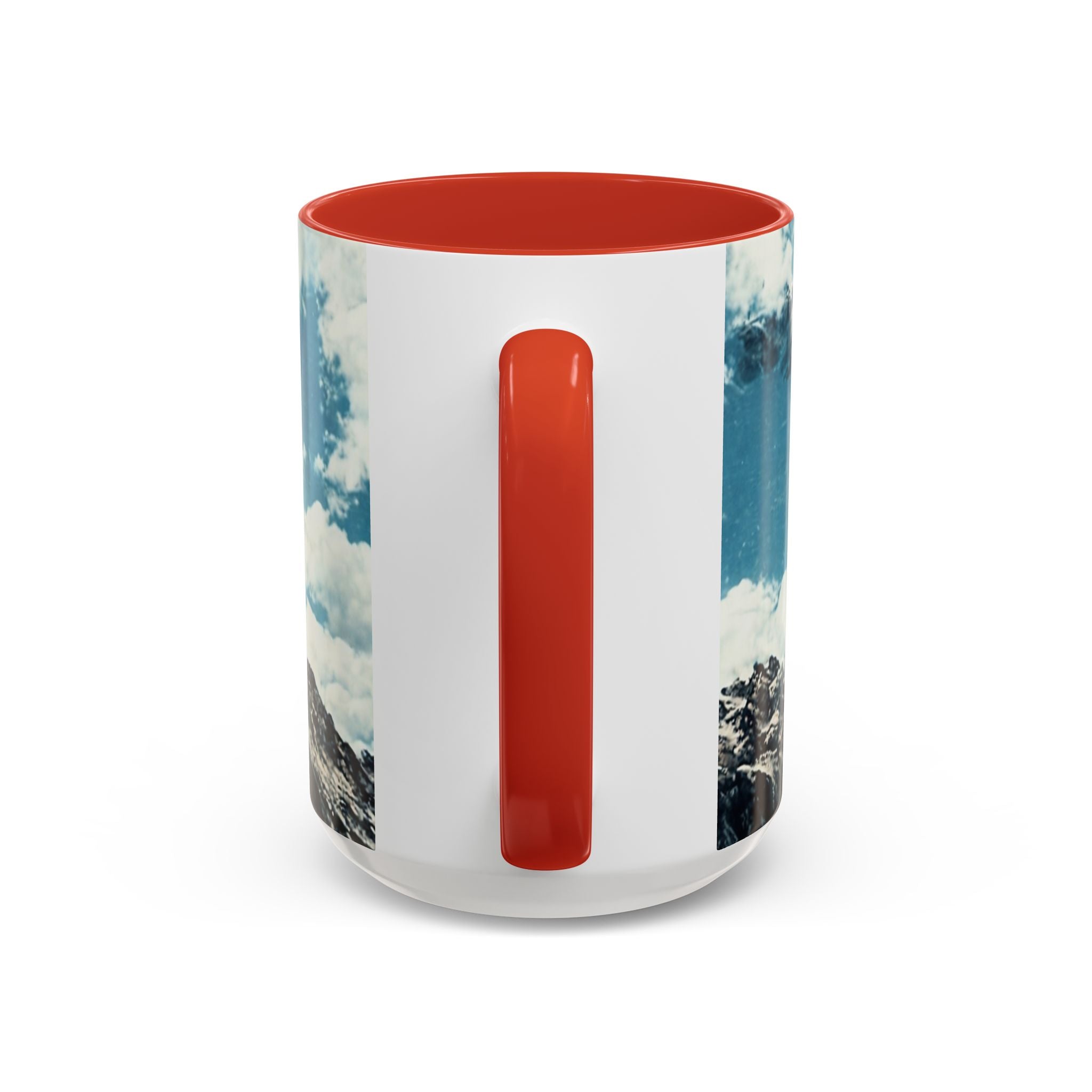 Disciplined, Grounded & Unmoved Coffee Mug — Motivational Mountain Accent Mug (11/15oz)