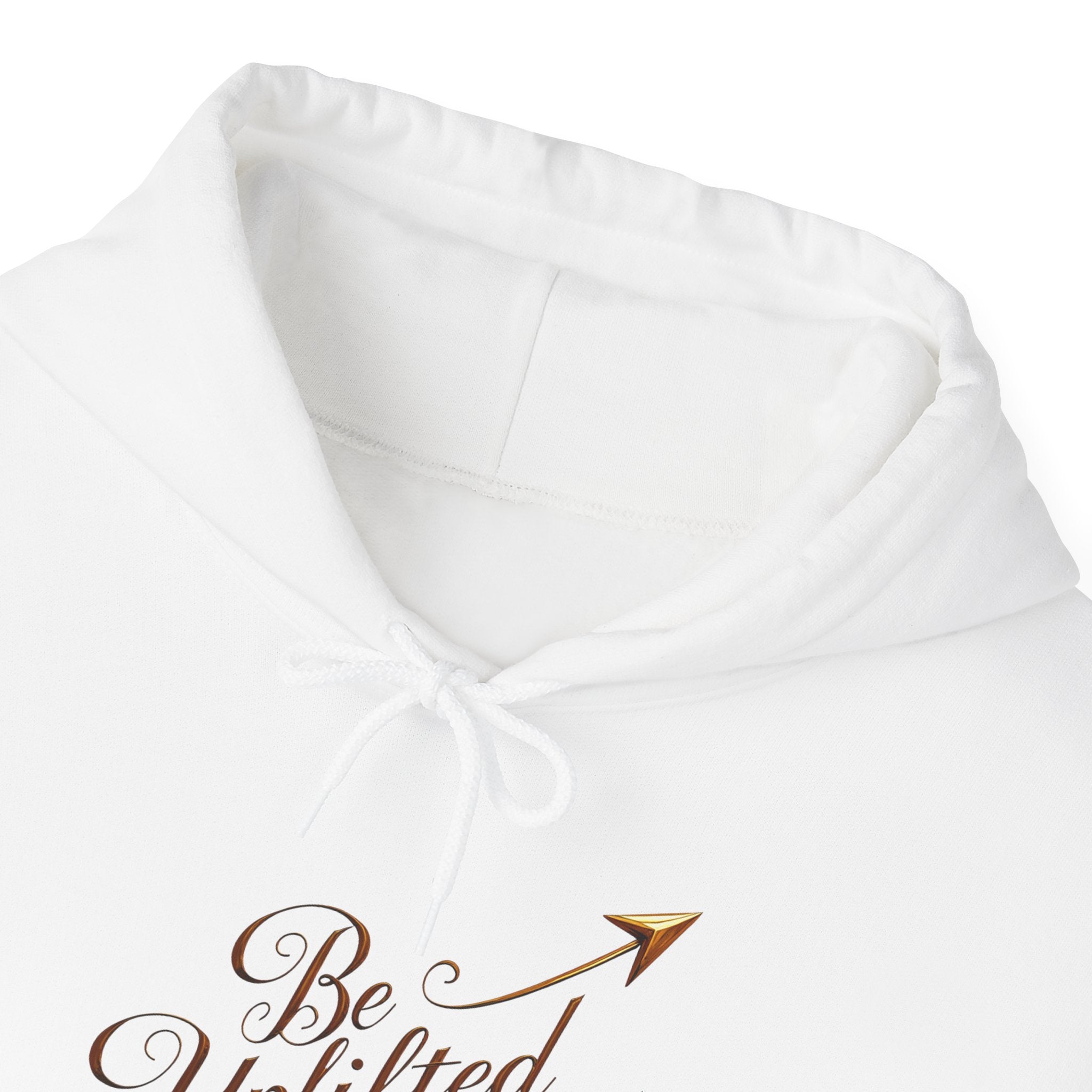 Be Uplifted script arrow Hoodie | Inspirational Typography Sweatshirt