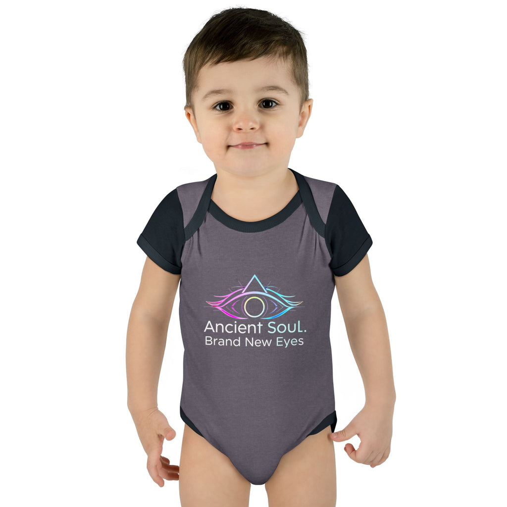 Infant Bodysuit - "Ancient Soul. Brand New Eyes" Mystical Eye Baby One-Piece