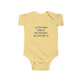 The stars aligned the moment you arrived Bodysuit | Baby onesie, newborn saying